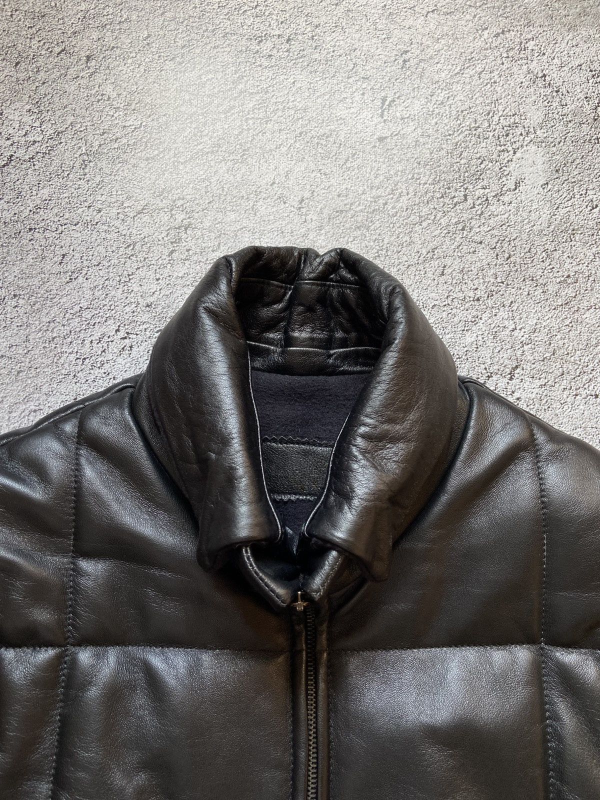 If Six Was Nine Vintage Padded Leather Vest Rick Owens Undercover Style Size US M / EU 48-50 / 2 - 4 Thumbnail