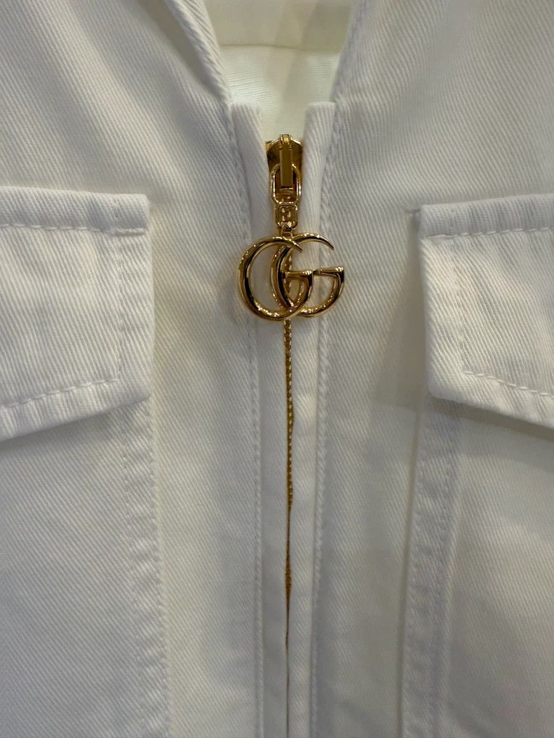 Gucci Gucci White workwear dress Size XS / US 0-2 / IT 36-38 - 4 Thumbnail