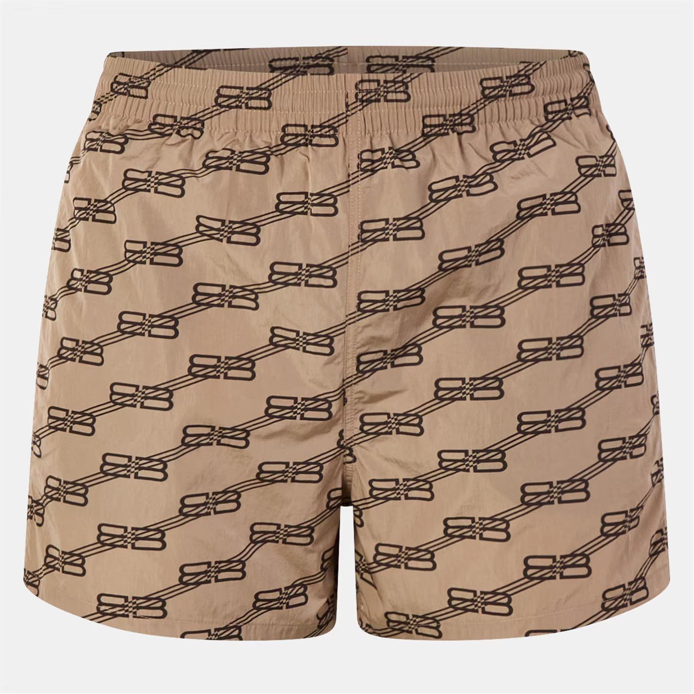 Balenciaga o1g2r1mq0226 Swim Shorts In Brown Size US 28 / EU 44 - 1 Thumbnail
