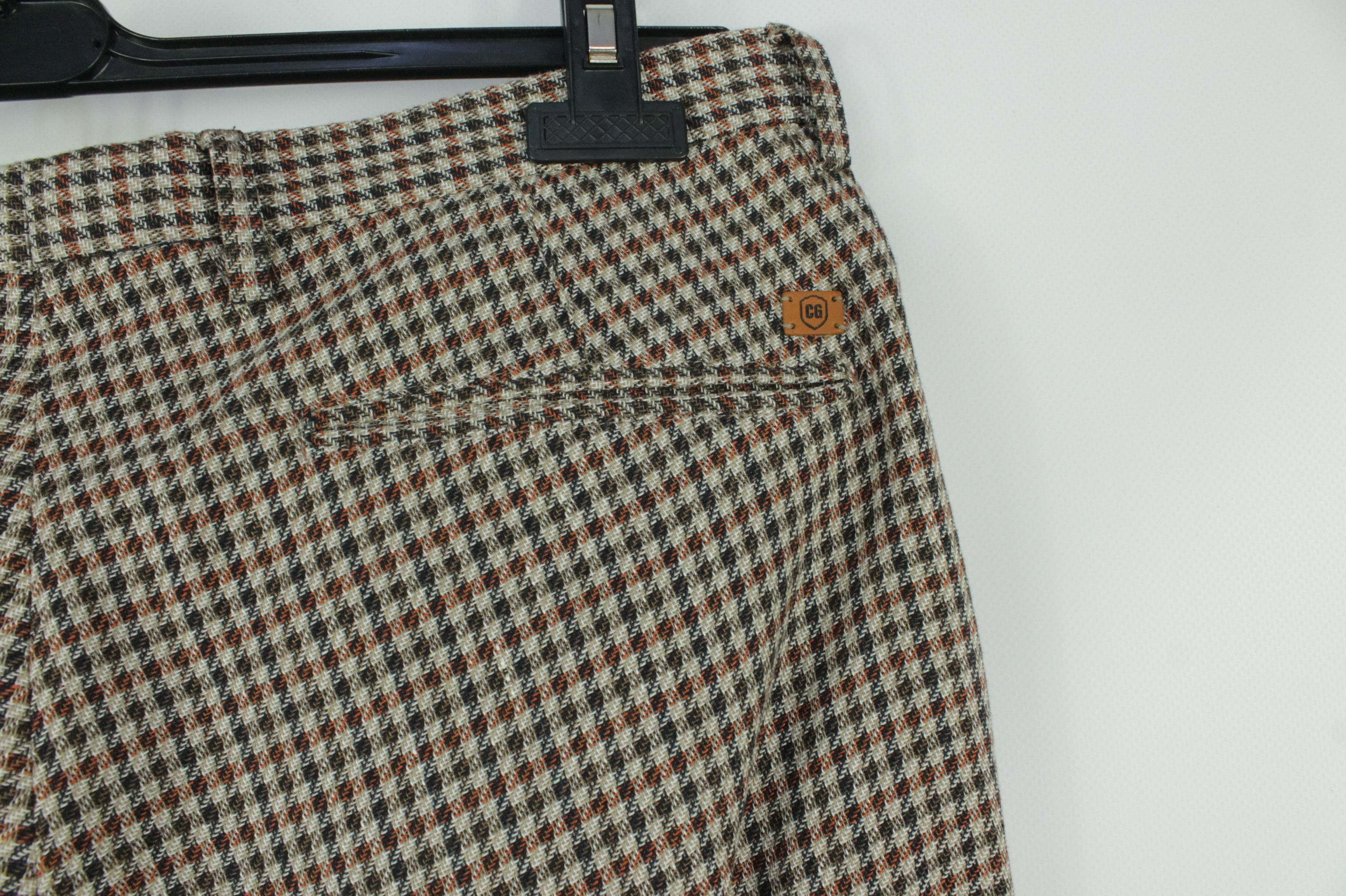 Designer × Other Club Of Gents Clark Cotton Linen Micro Check Trousers Size US 32 / EU 48 - 7 Thumbnail