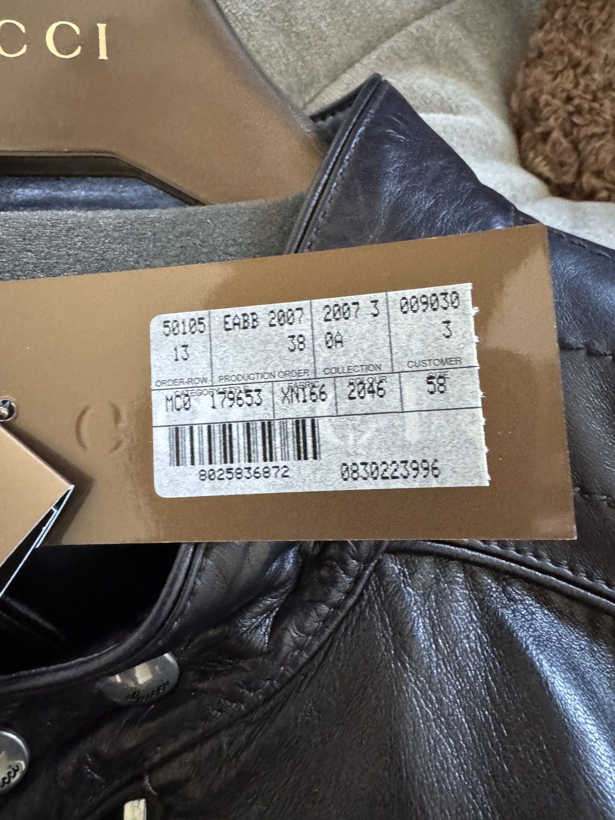 Gucci Gucci Leather Biker Moto Jacket – Brown – Size 58 / XXL Size US XXL / EU 58 / 5 - 9 Thumbnail