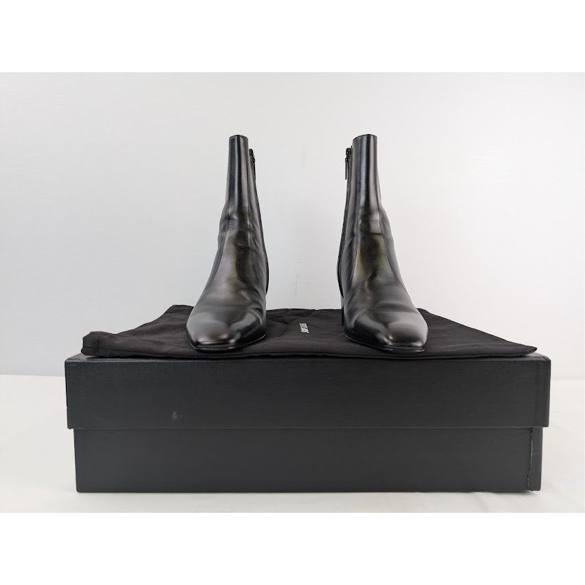 Saint Laurent Paris o1rshd1 XIV 70 Zipped Boot in Nero Size US 10 / EU 43 - 17 Thumbnail