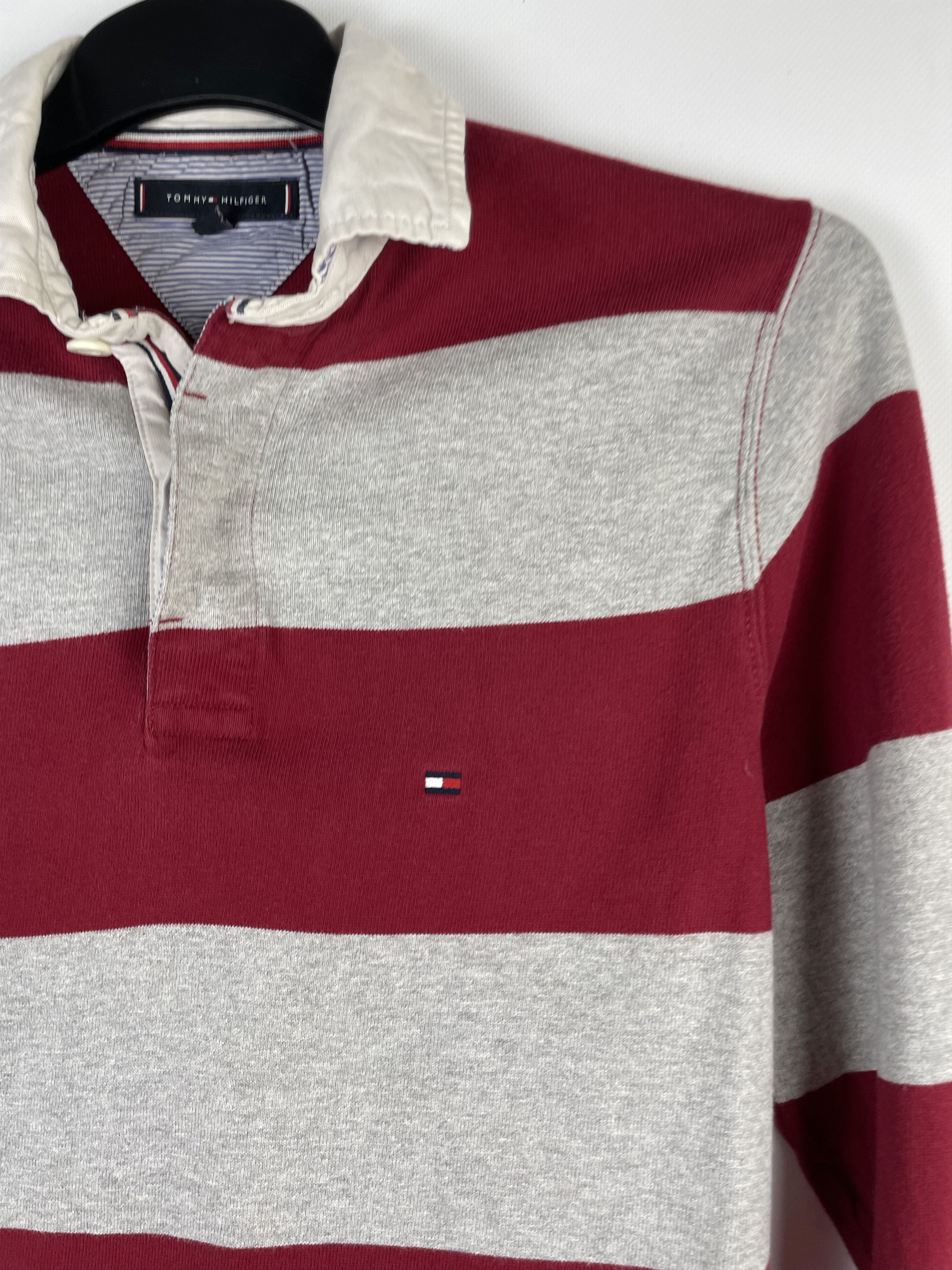Other Vintage Tommy Hilfiger Rugby Long Sleeve Polo Shirt Size US XS / EU 42 / 0 - 5 Thumbnail