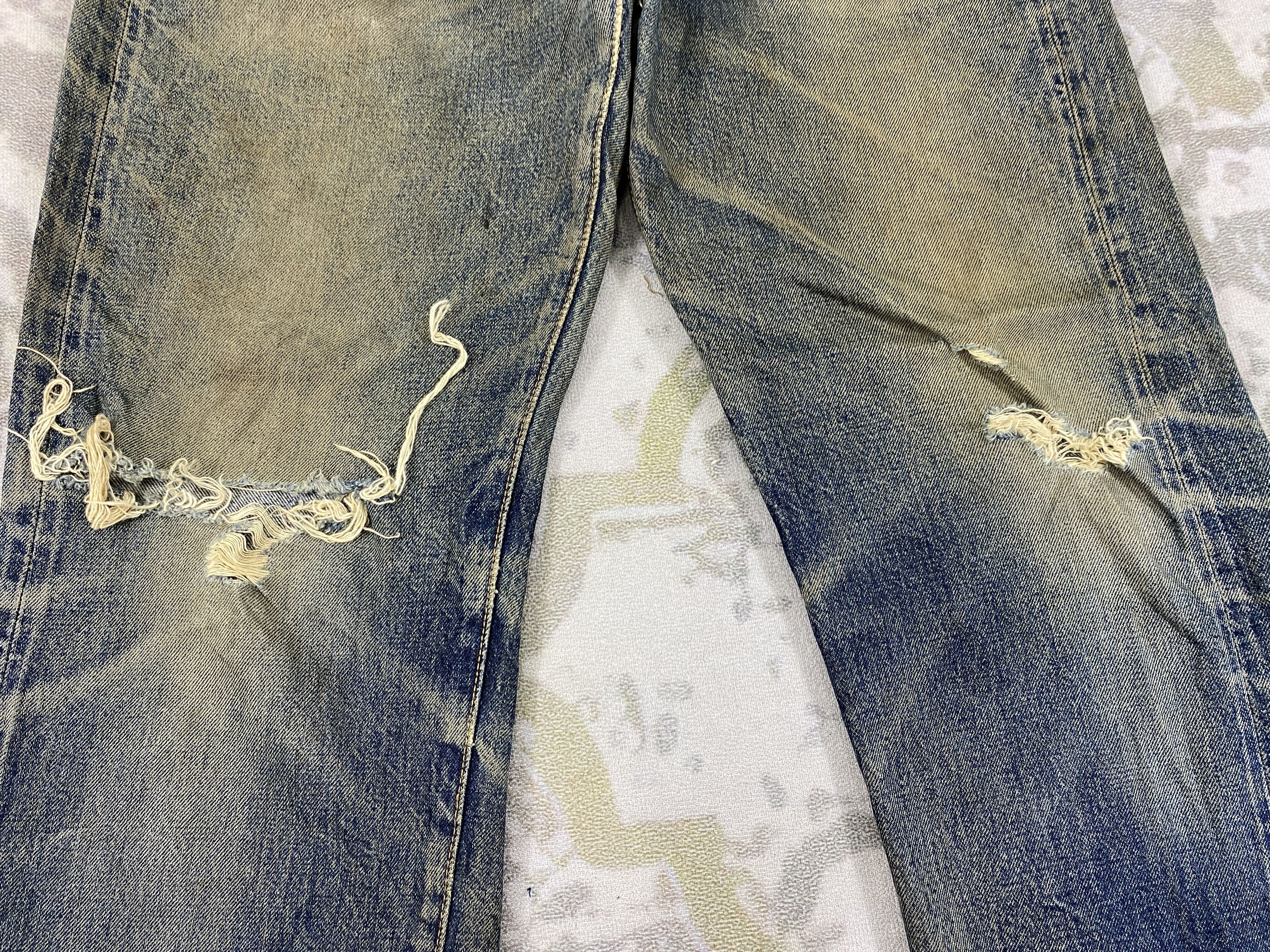 If Six Was Nine Vintage Redline Studio D'Artisan Jeans 31x27 Denim- JN3927 Size US 31 - 12 Thumbnail