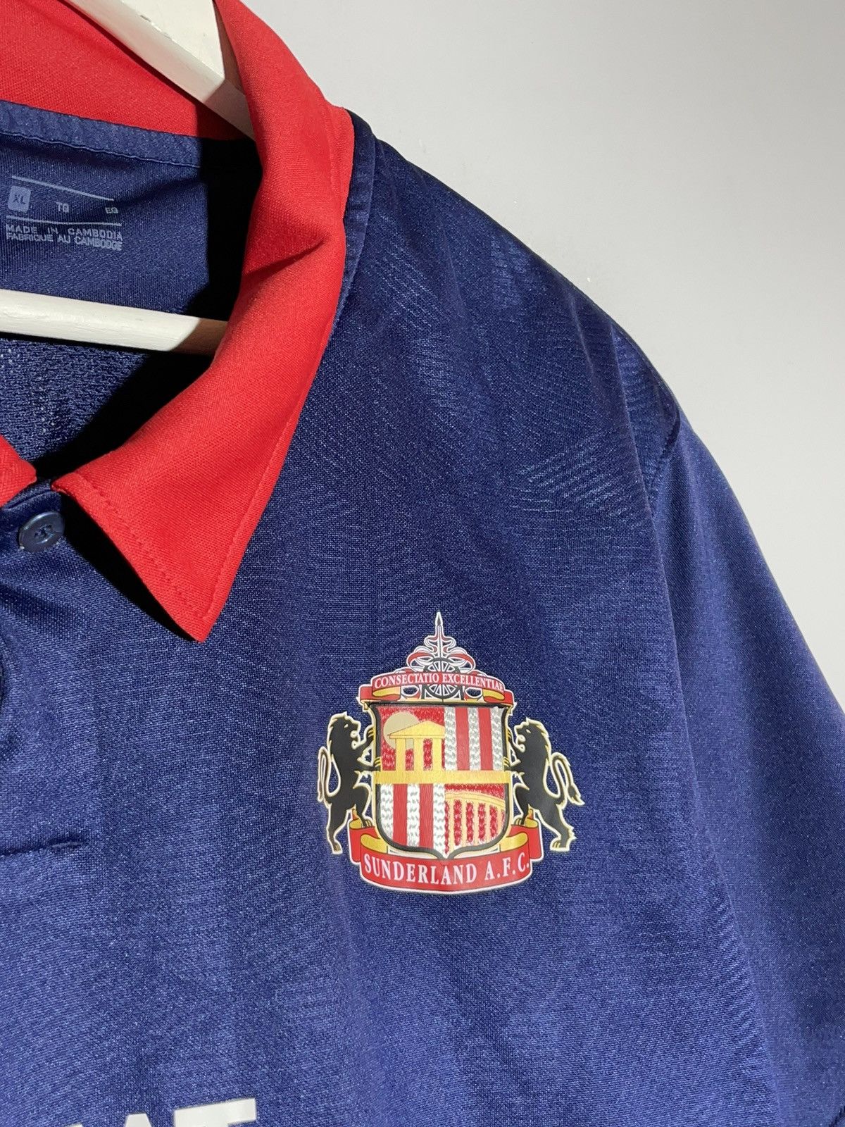 Nike Sunderland Nike 2020/21 Away Y2k Streetwear Football Shirt Size US XL / EU 56 / 4 - 3 Thumbnail
