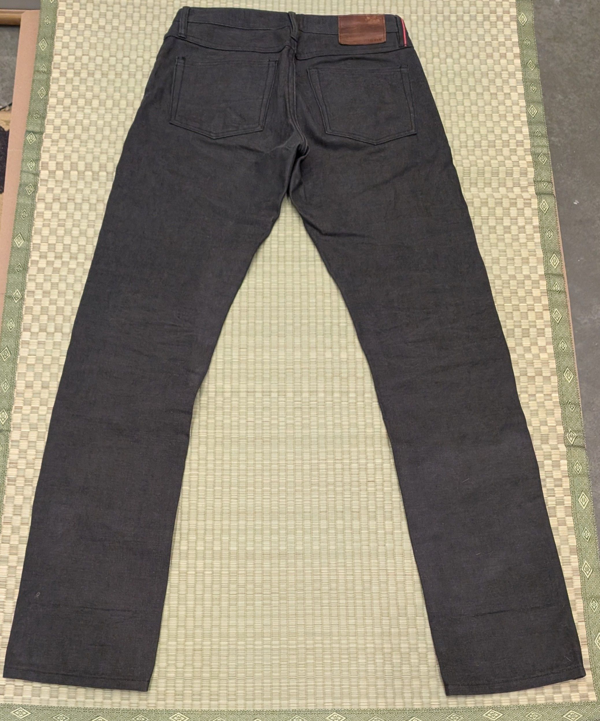 Gustin Gustin Black Selvedge Red ID Slim Denim Jeans Made in USA Size US 32 / EU 48 - 2 Thumbnail