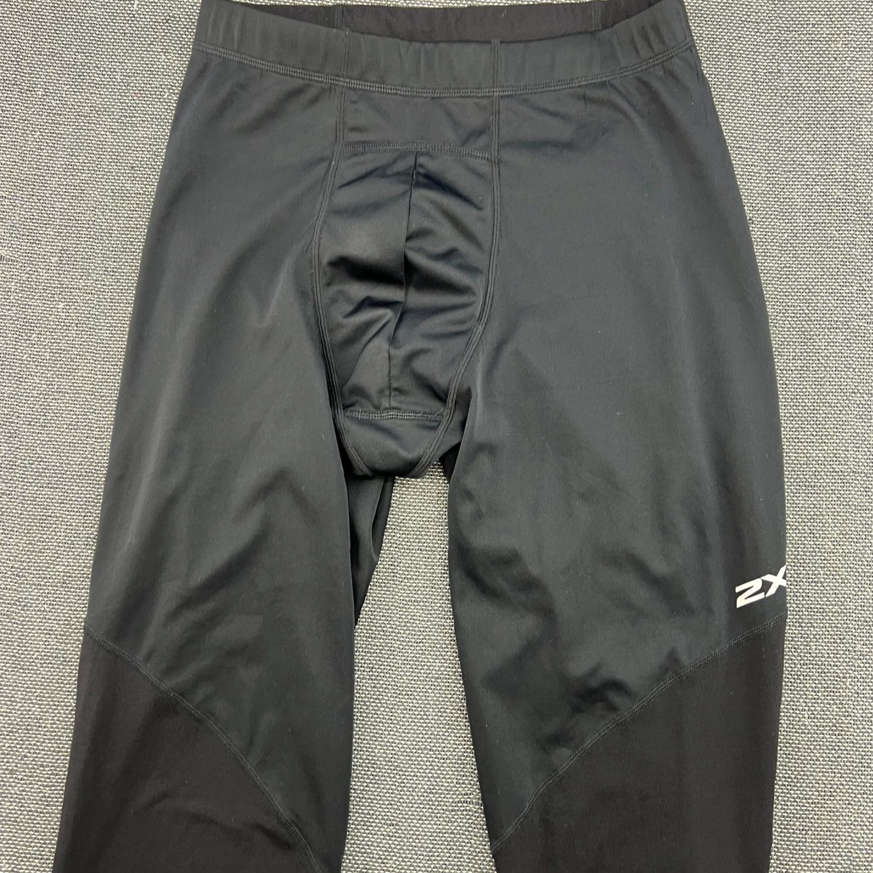 2XU 2XU Wind Defence Mens Compression Pants Sz M Running Sport Black Tights Athletic Size US 31 - 3 Thumbnail
