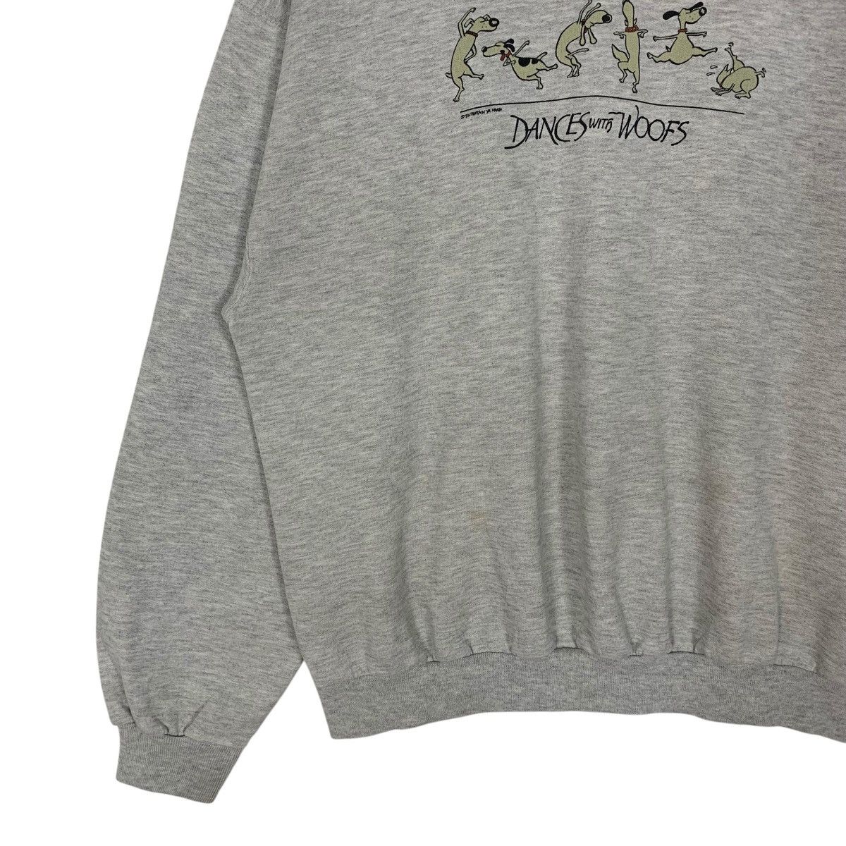 Jerzees Vintage Jezees NuBlend clothing DanceWithWoof Sweatshirt Size US M / EU 48-50 / 2 - 3 Thumbnail