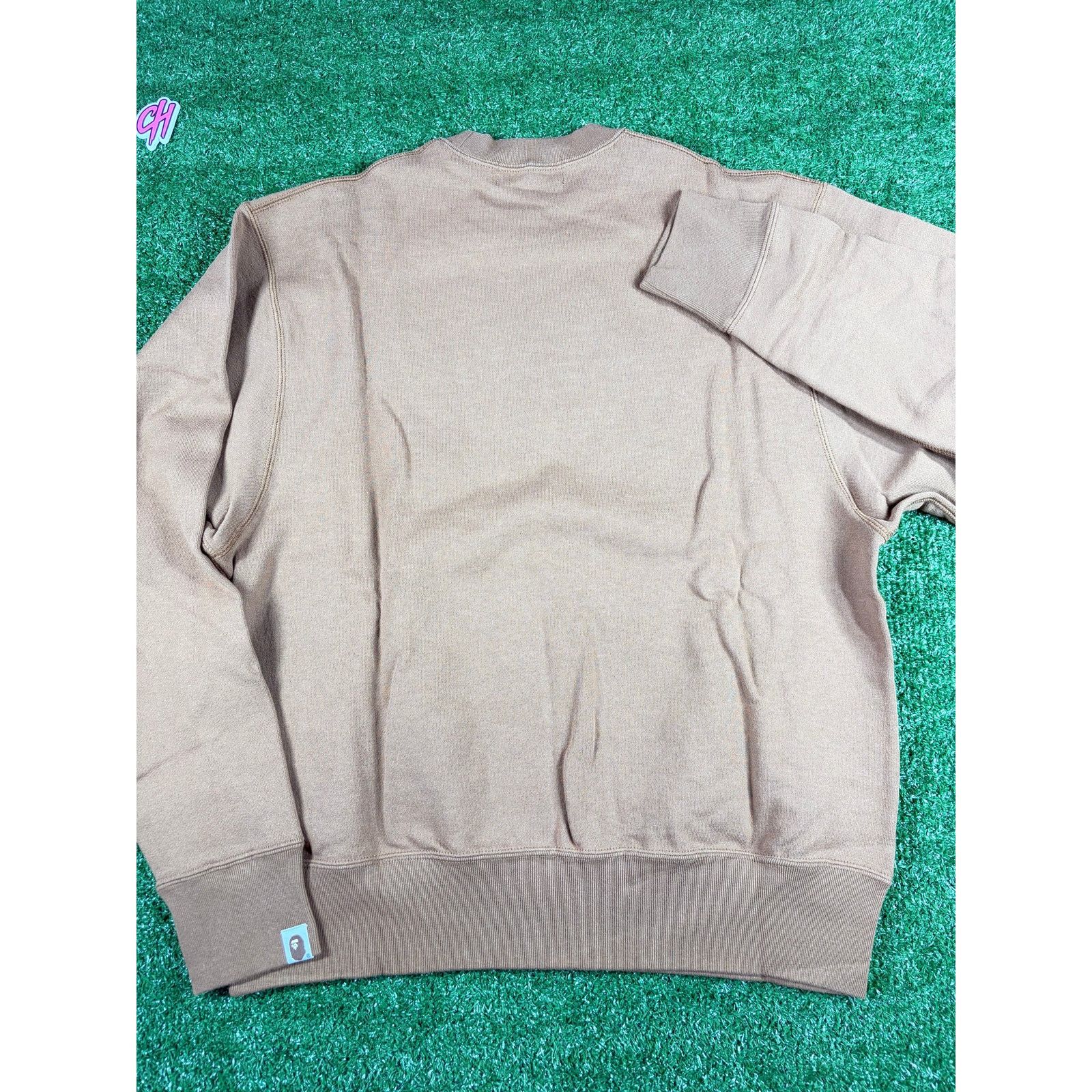 Bape BAPE X Carhartt Beige Crewneck Sweatshirt Size Small Size US S / EU 44-46 / 1 - 8 Thumbnail