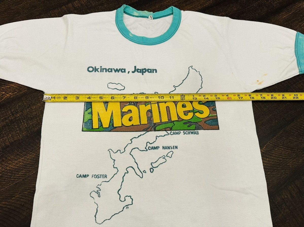 Other Vintage 70’s Marine’s Okinawa Ringer Men’s T-Shirt-Sm/Med Size US M / EU 48-50 / 2 - 8 Thumbnail