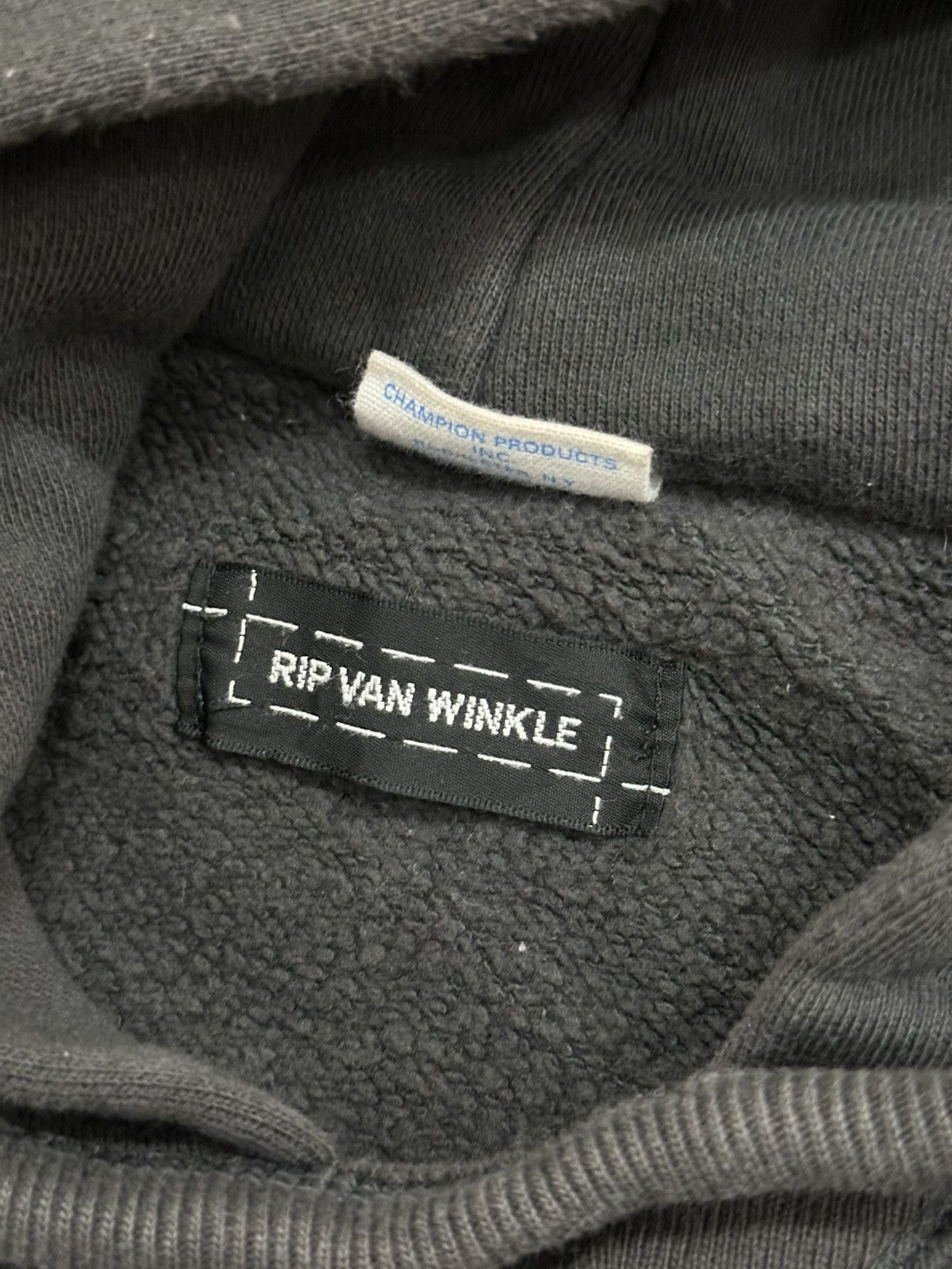 RIPVANWINKLE AW17 Rip Van Winkle x Champion Black Hoodie Size US S / EU 44-46 / 1 - 11 Thumbnail