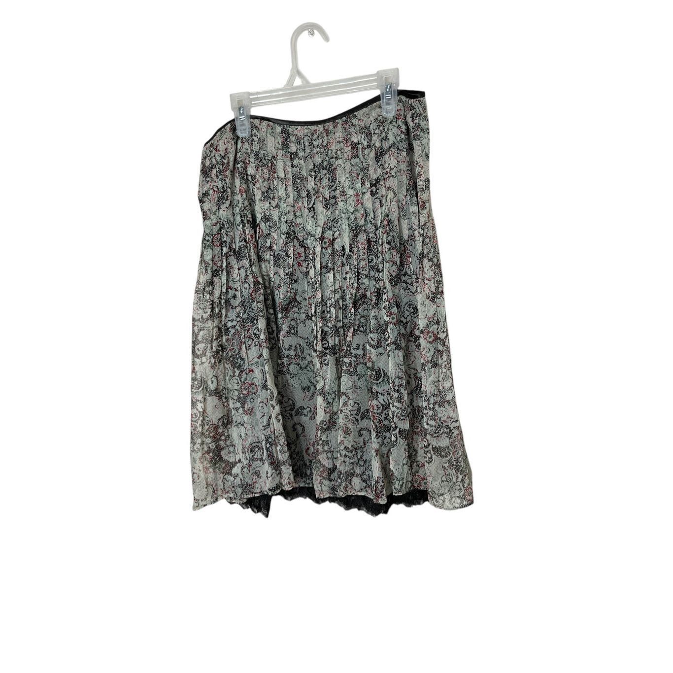 Elie Tahari Tahari 100% Silk Floral Skirt Womens Size 6 Size 28" / US 6 / IT 42 - 8 Thumbnail