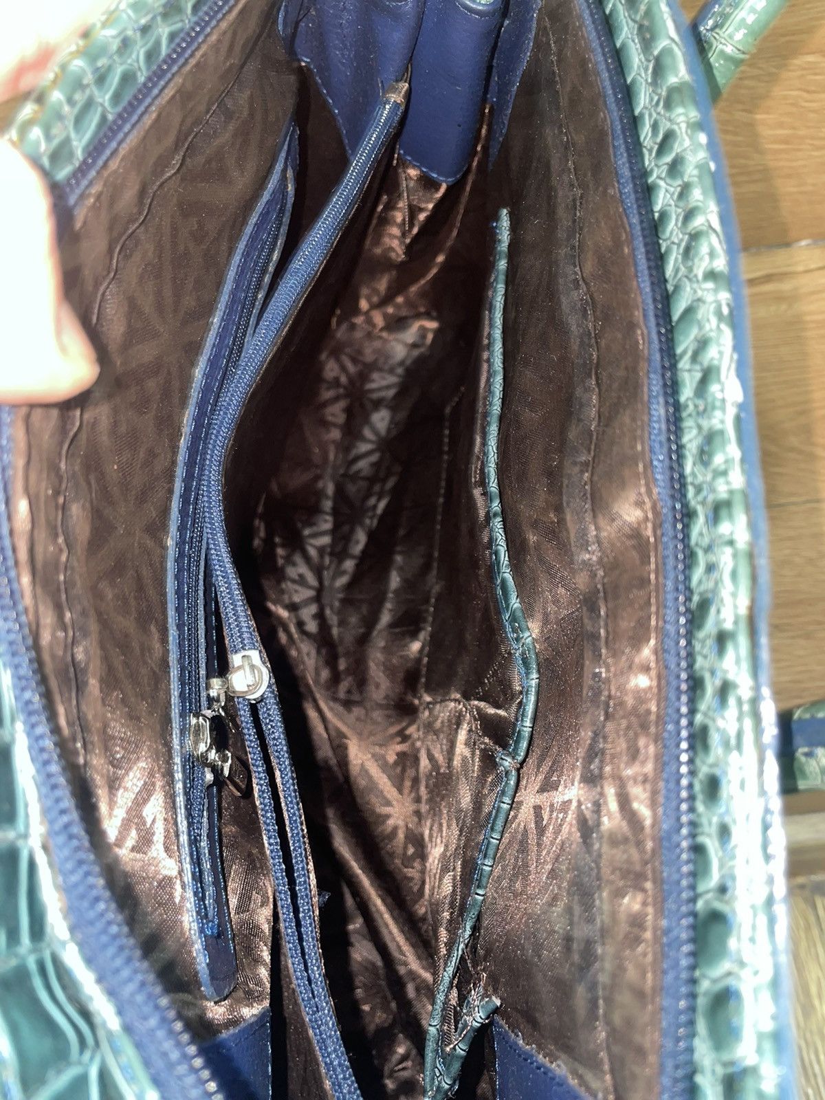 Hardy Amies Authentic HARDY AMIES Birkin crocodile leather bag Size ONE SIZE - 13 Thumbnail