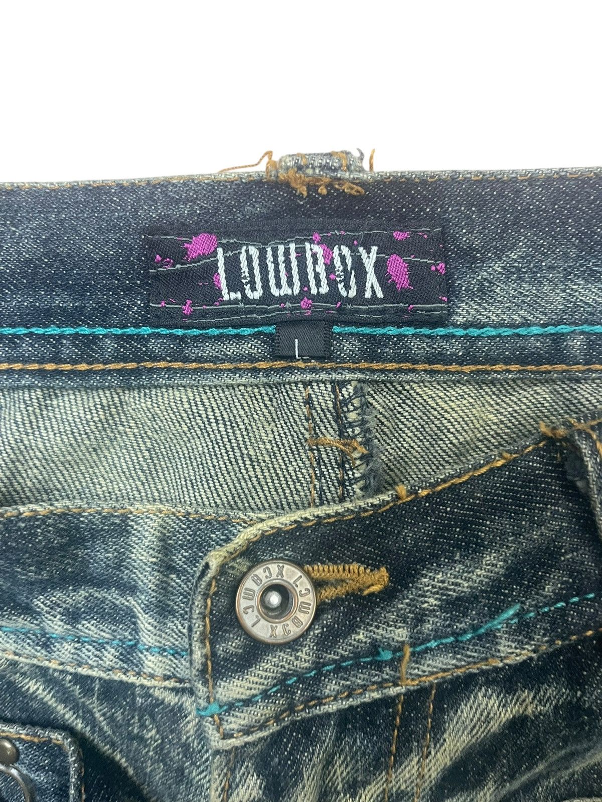 LOWBOX Lowbox Cargo Jeans Streetwear Size US 32 / EU 48 - 4 Thumbnail