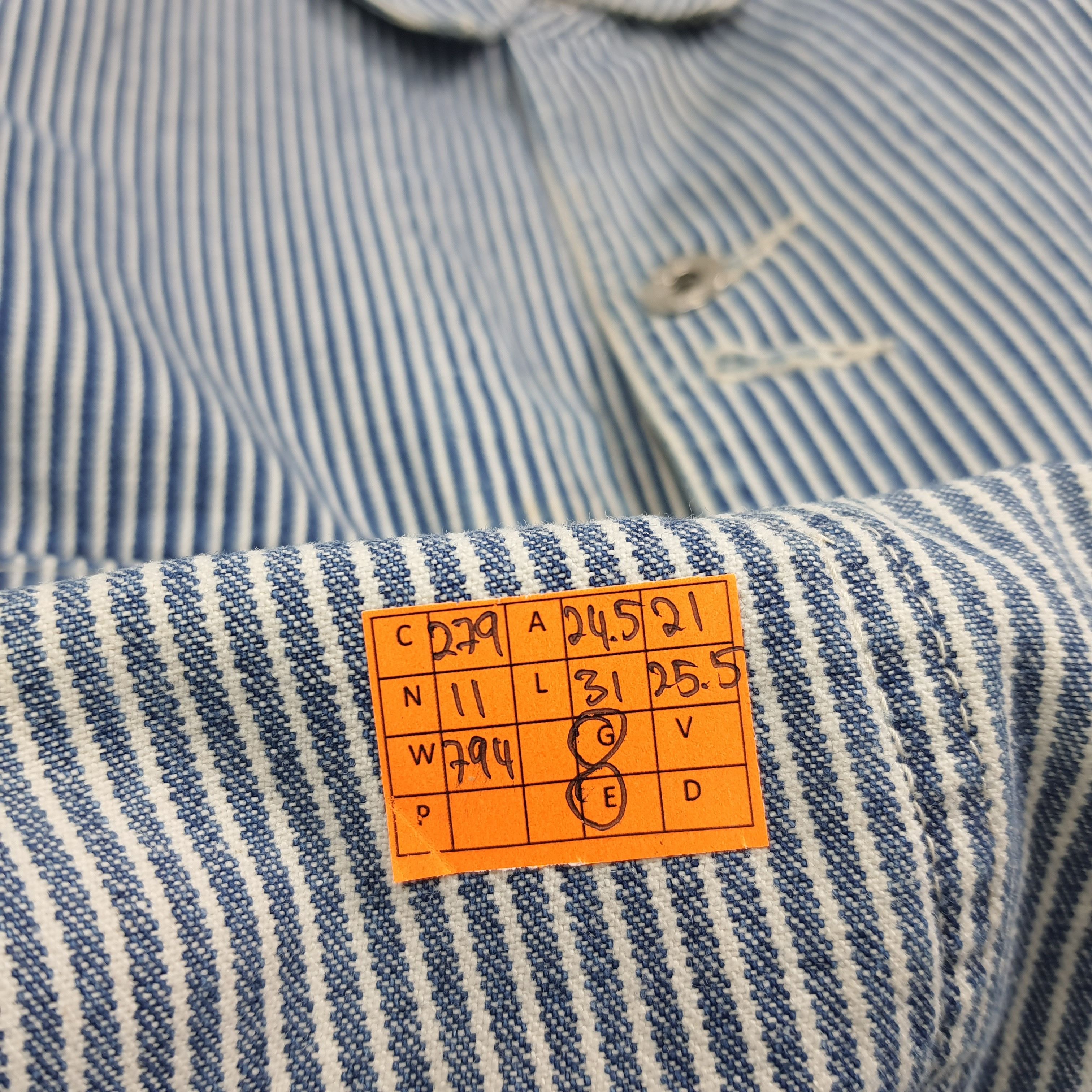 Vintage Vintage 68 & Brothers Hickory Stripe Chore Coat C279N11 Size US L / EU 52-54 / 3 - 7 Thumbnail