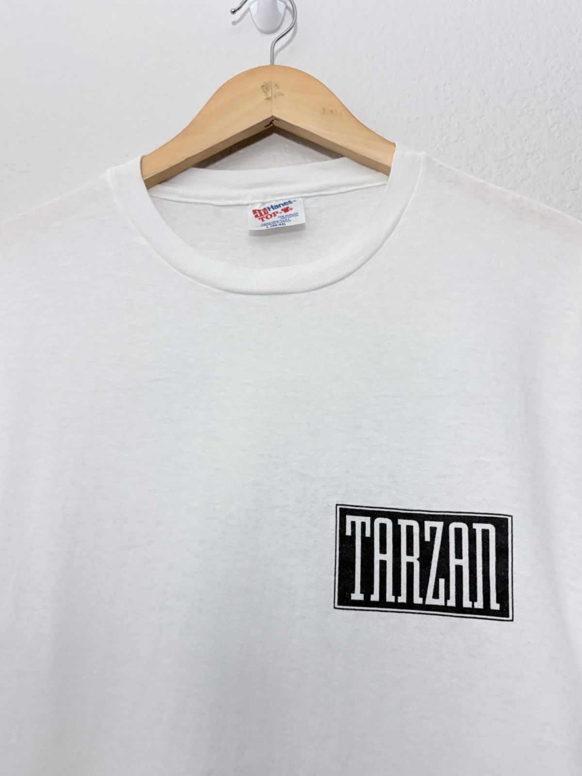 Vintage Rare Tarzan Greystoke The Legend of Tarzan Movie Promo Tee Size US L / EU 52-54 / 3 - 4 Thumbnail