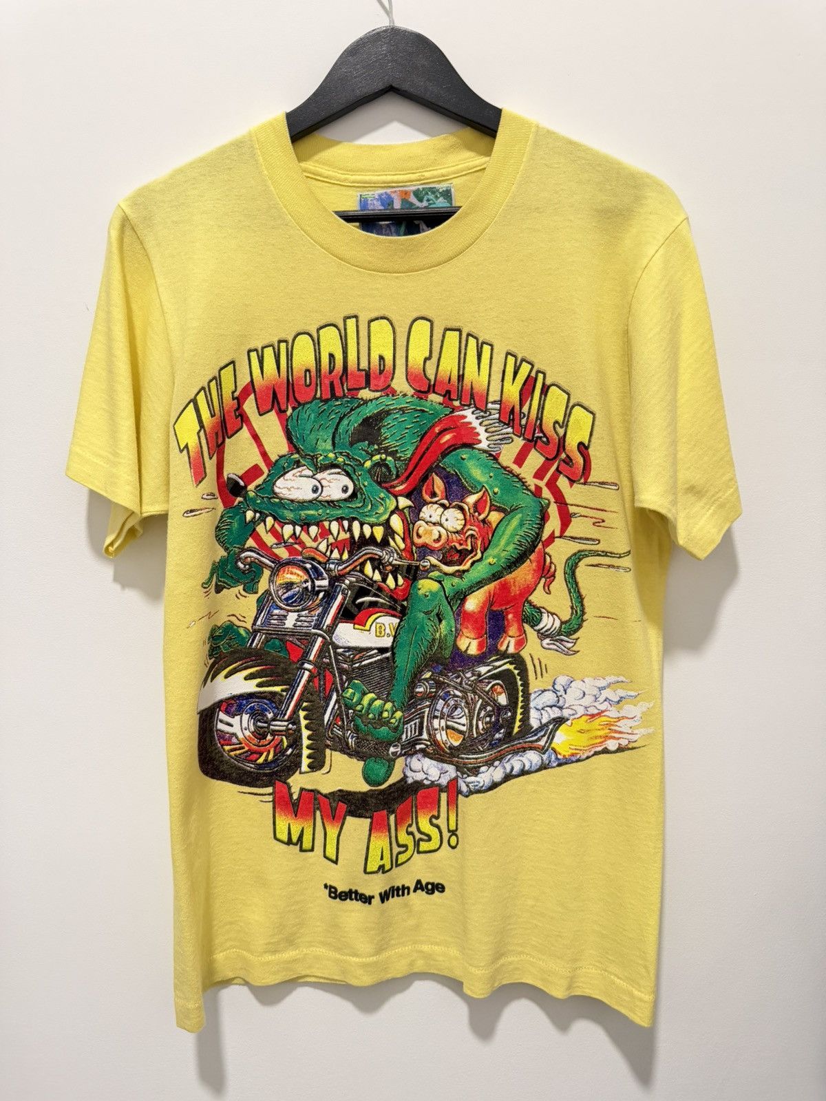 Better With Age BETTER WITH AGE THE KISS TEE "YELLOW" Size US M / EU 48-50 / 2 - 1 Thumbnail