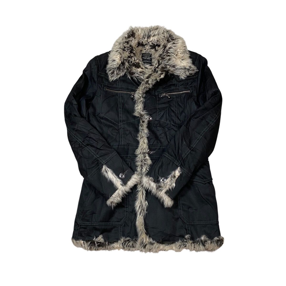 If Six Was Nine × Le Grande Bleu (L.G.B.) × Nicole Club Nicole Club For Men Fur Jacket Size US M / EU 48-50 / 2 - 2 Thumbnail