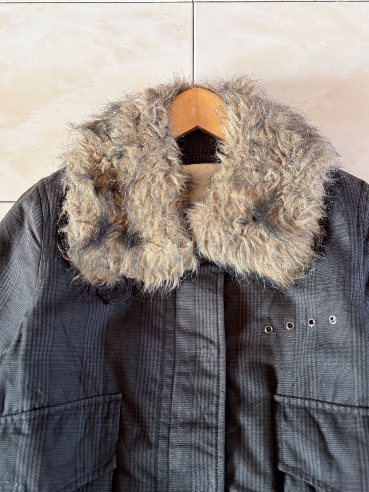 If Six Was Nine Vintage RNA Inc Fur Collar Workwear Jacket Size US S / EU 44-46 / 1 - 5 Thumbnail