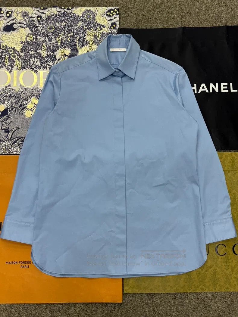 The Row The row Blue long-sleeved shirt Size US XS / EU 42 / 0 - 1 Thumbnail