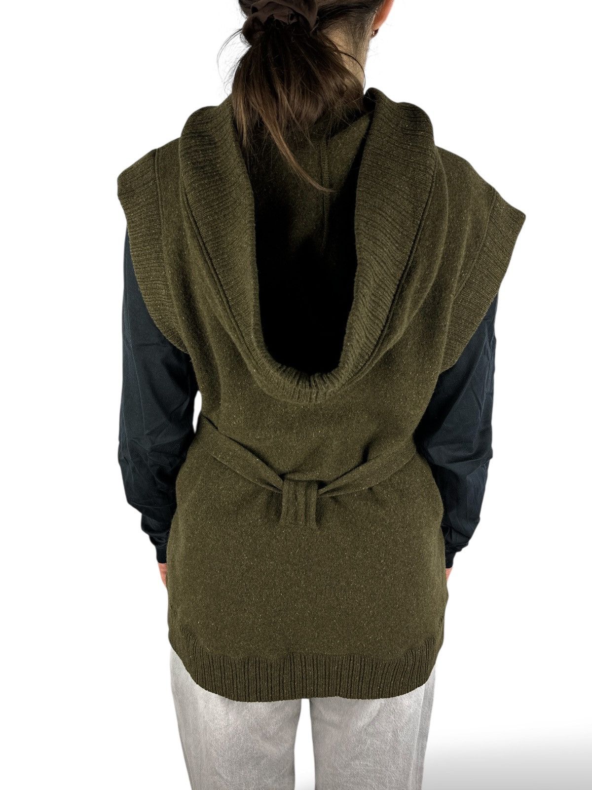 Ralph Lauren Vintage Ralph Lauren Wool Knit Cardigan Belted Hooded Womens Size M / US 6-8 / IT 42-44 - 3 Thumbnail