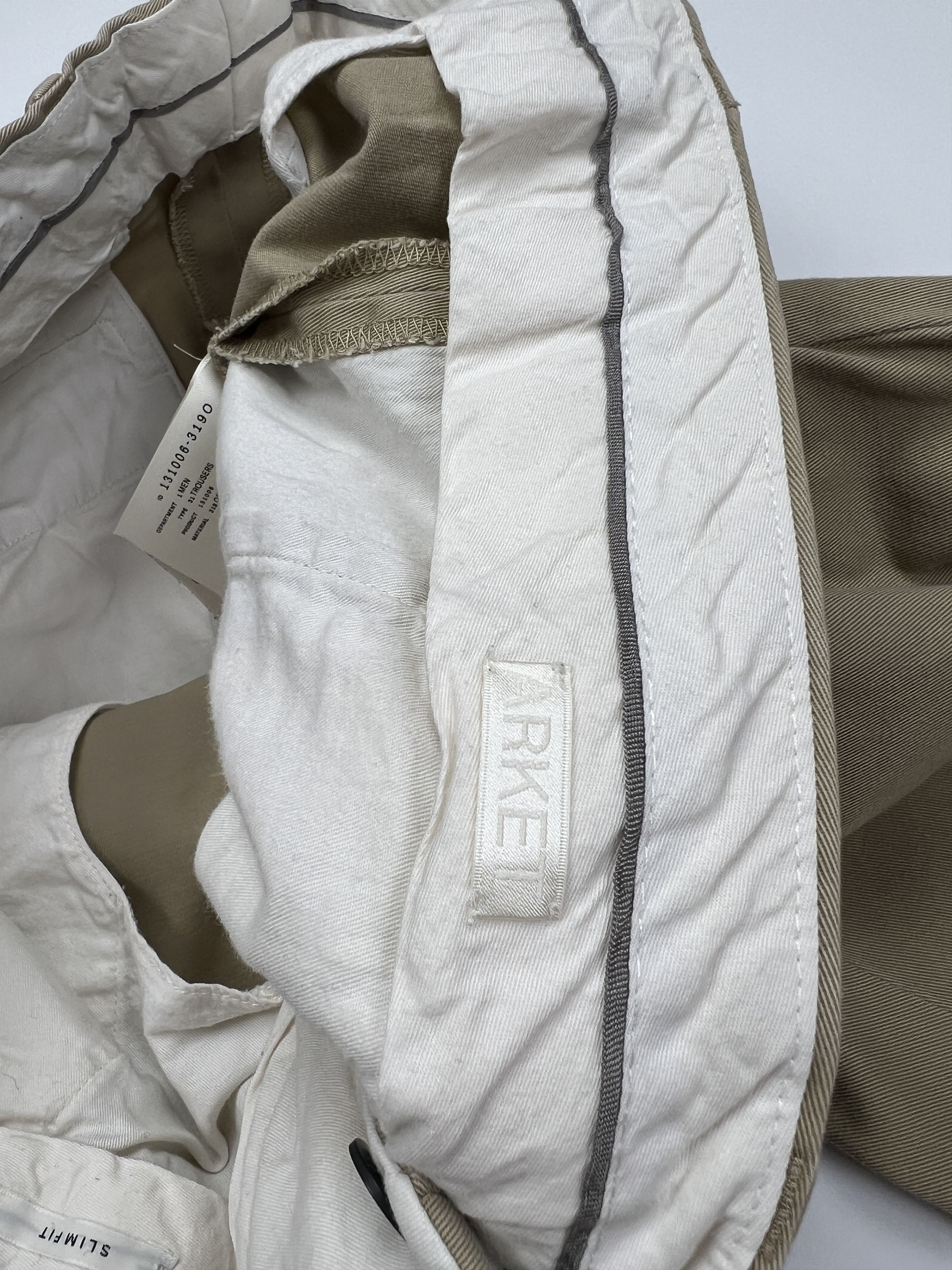 Arket Arket Beige Cotton Chino Trousers Size US 33 - 6 Thumbnail