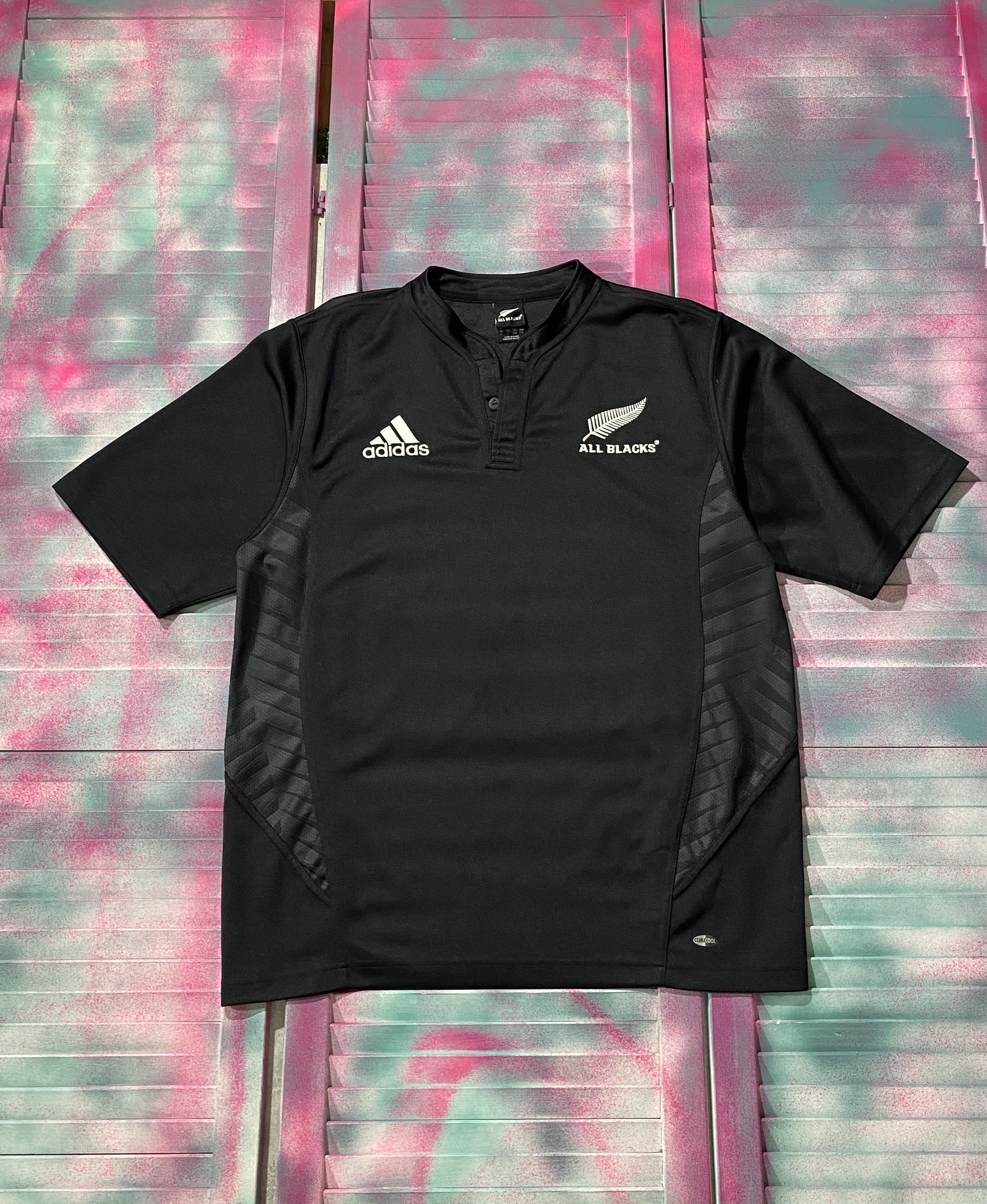 Adidas All Black Streetwear Adidas All Blacks 2010 rugby jersey New Zealand team Grailed