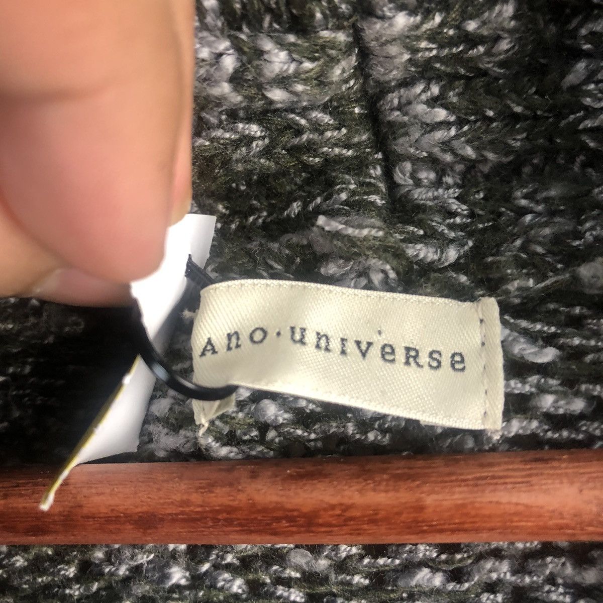 Homespun Knitwear × NANO universe DL Nano Universe Gray Cardigan Knitwer #C542 Size S / US 4 / IT 40 - 11 Thumbnail
