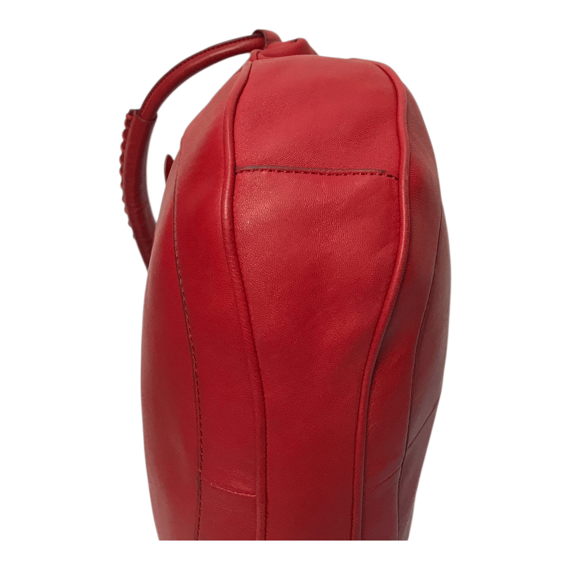 J.Crew J.Crew Cross Body Leather Red Hobo Bag Size ONE SIZE - 8 Thumbnail