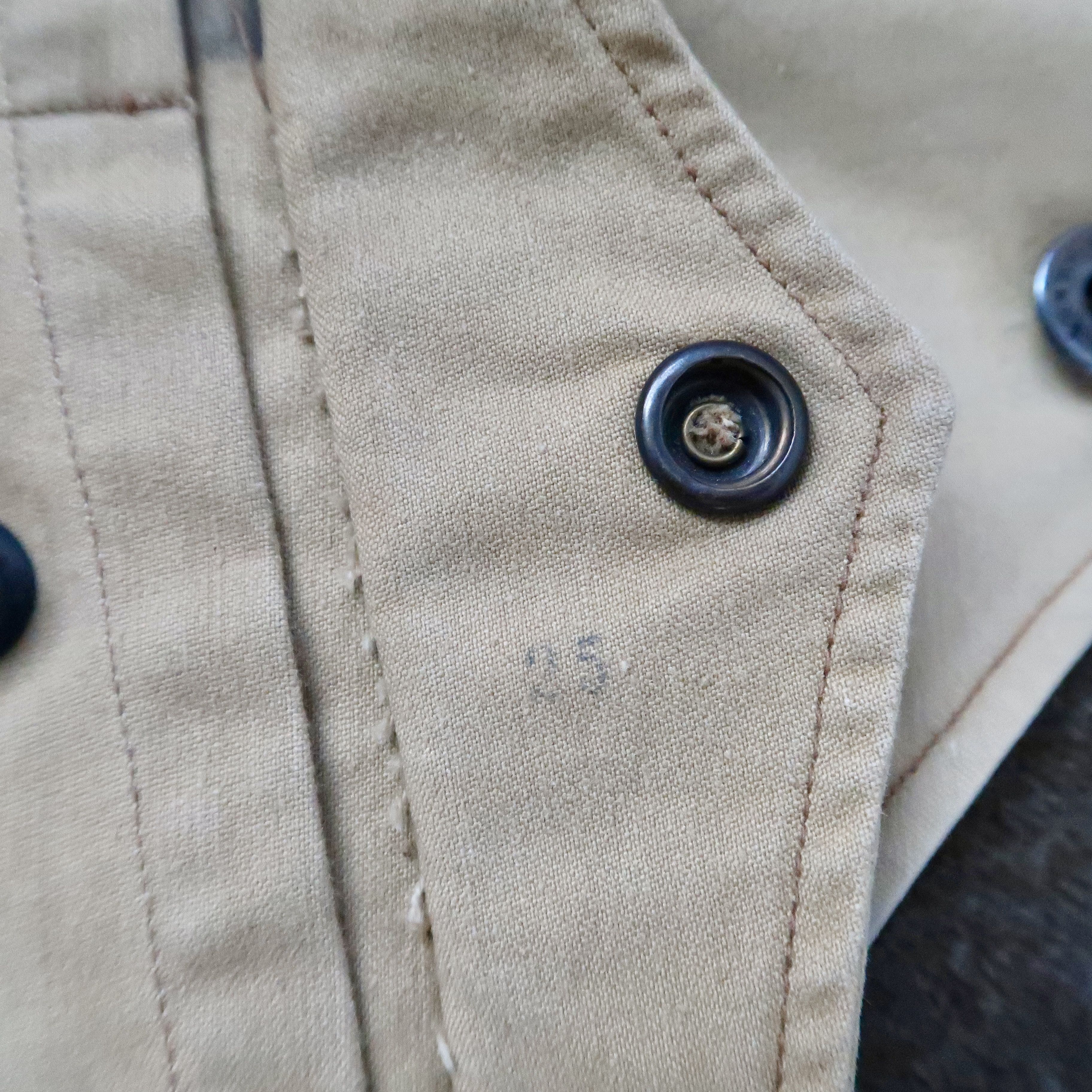 Vintage Rare 1940s Canadian Army wool lined bib overalls Size US 40 / EU 56 - 10 Thumbnail