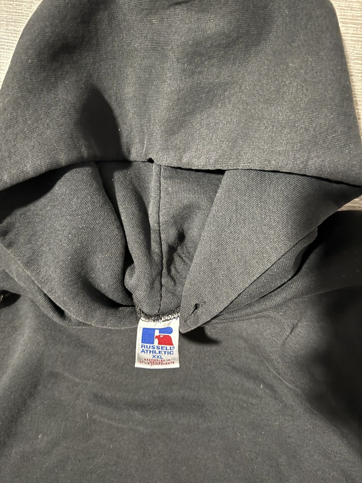 Vintage 90s black Russell athletic hoodie