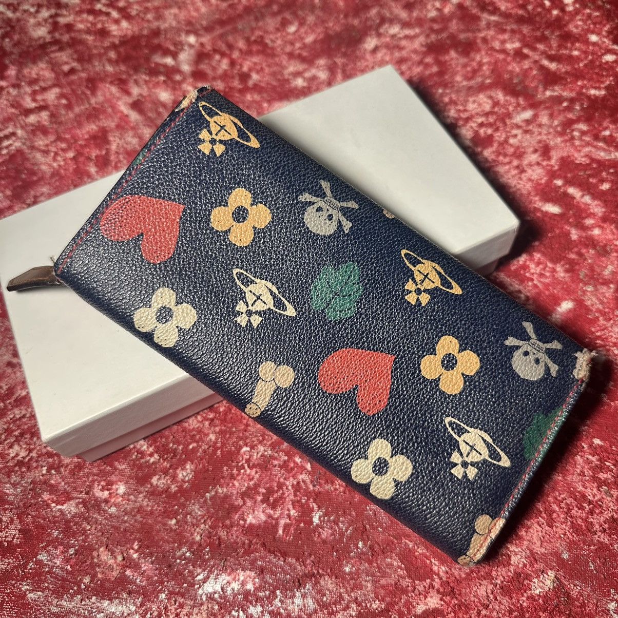 Vivienne Westwood Vivienne Westwood Orb Wallet – Rare 90s Skull Heart Size ONE SIZE - 8 Thumbnail