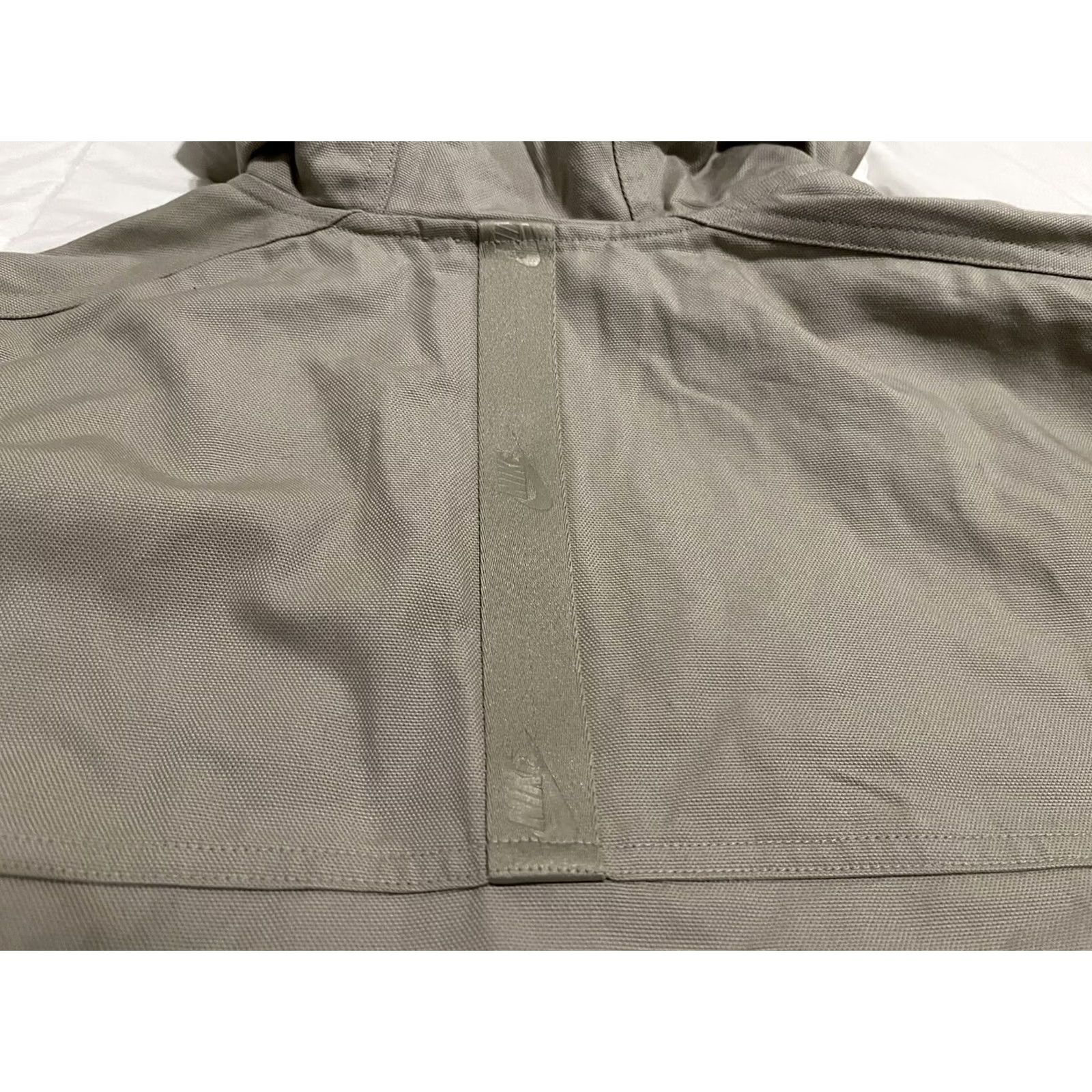 Nike VINTAGE Nike Sportswear Canvas Jacket Hoodie Full Zip Loose Fit DC8087-230 Mens Small Size US S / EU 44-46 / 1 - 6 Thumbnail