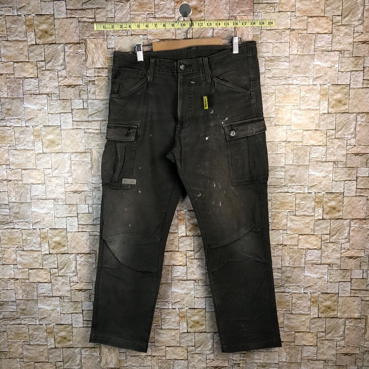 Japanese Brand Grey Cargo Multipocket Pants #A643