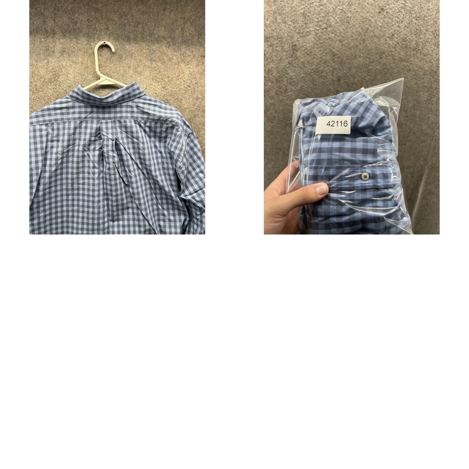 Brooks Brothers Brooks Brothers Shirt Mens XL Blue Check Oxford Button Up Front Casual Woven Size US XL / EU 56 / 4 - 8 Thumbnail