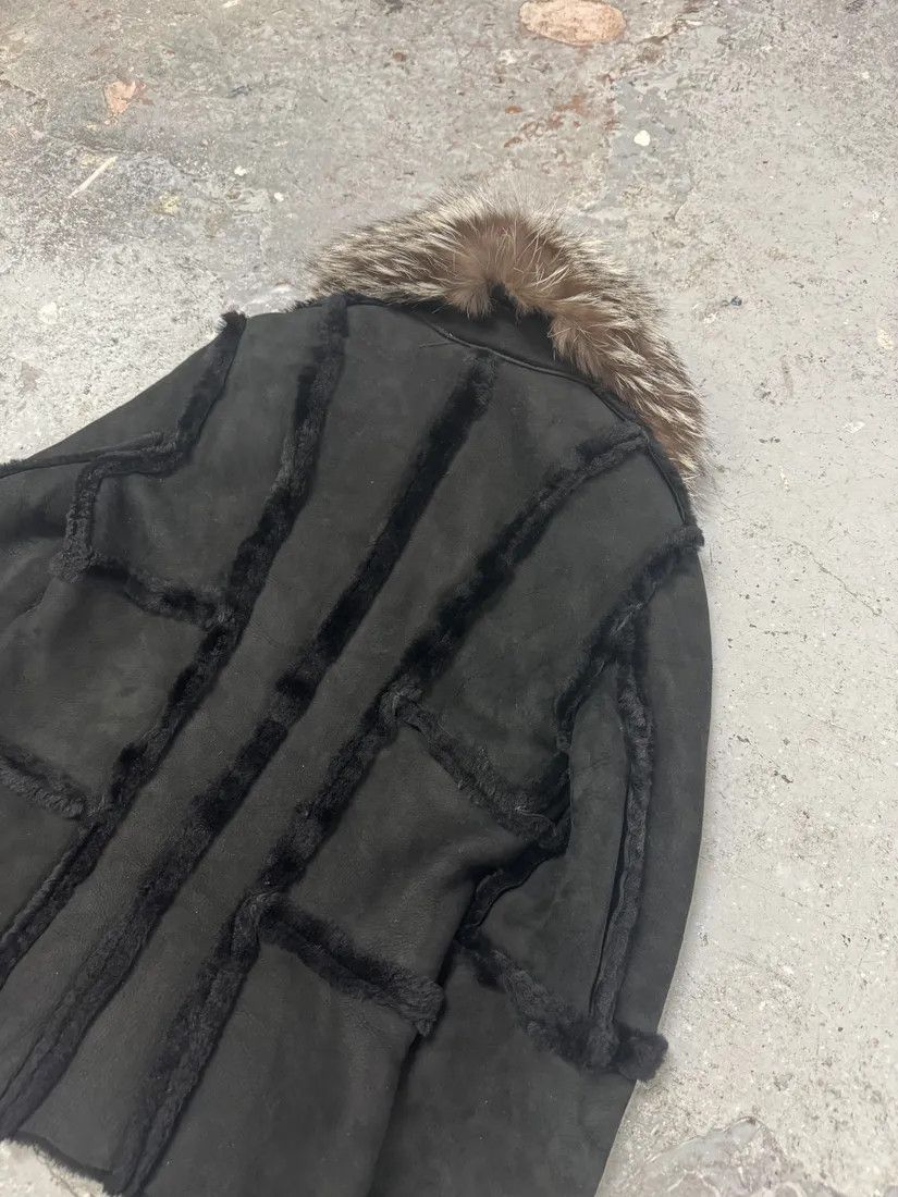 Roberto Cavalli × Vintage FW2006 Roberto Cavalli Black Fur Premium Leather Jacket Size M / US 6-8 / IT 42-44 - 6 Thumbnail