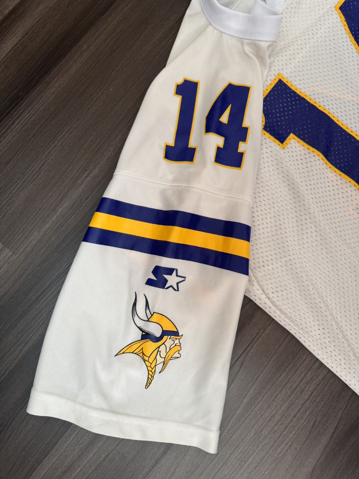 Starter Vintage 90s Minnesota Vikings Brad Johnson #14 NFL Jersey Size US XL / EU 56 / 4 - 5 Thumbnail