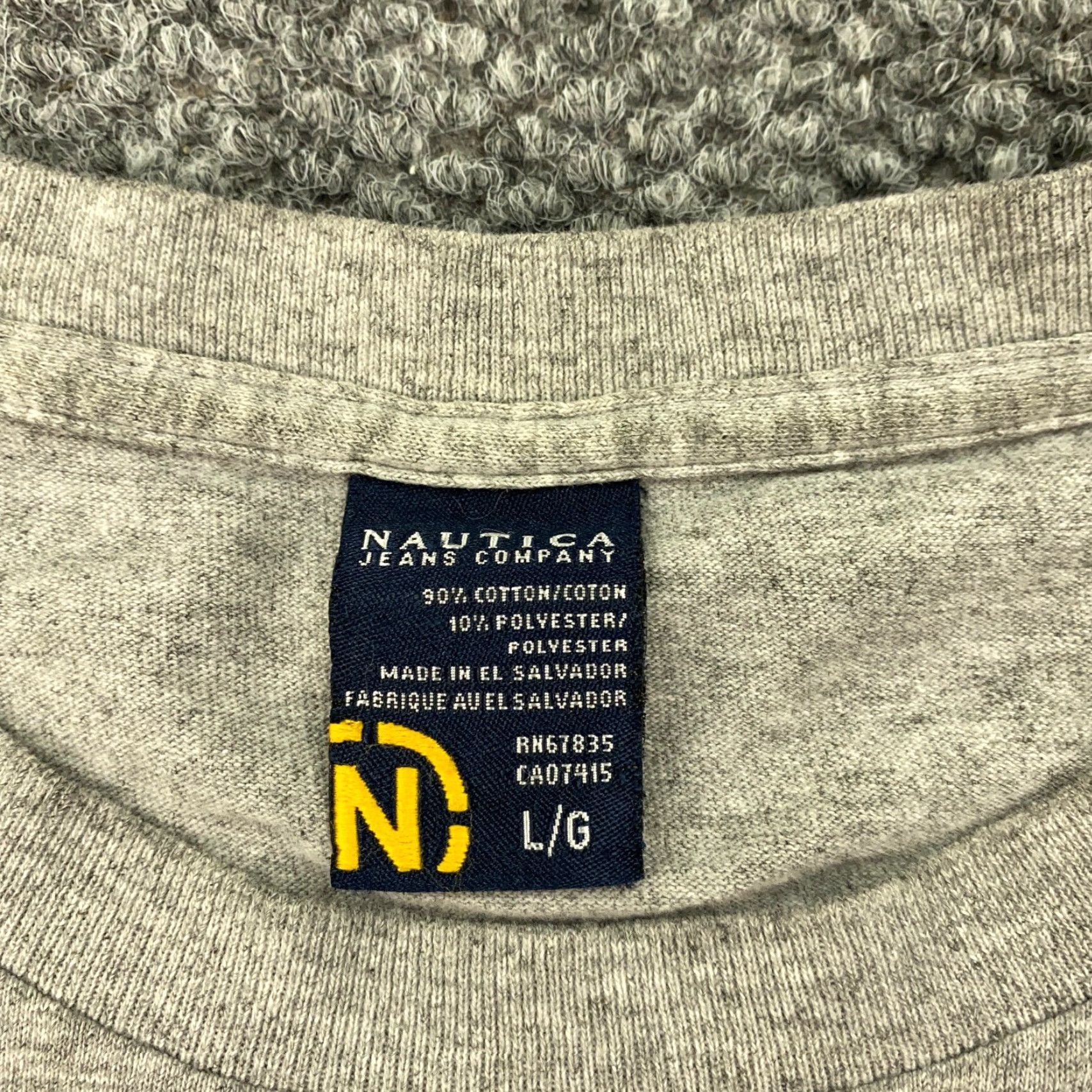 Nautica Vtg Nautica Jeans Company Shirt Mens Large Gray Streetwear Hip Hop 90s Y2K Size US L / EU 52-54 / 3 - 5 Thumbnail