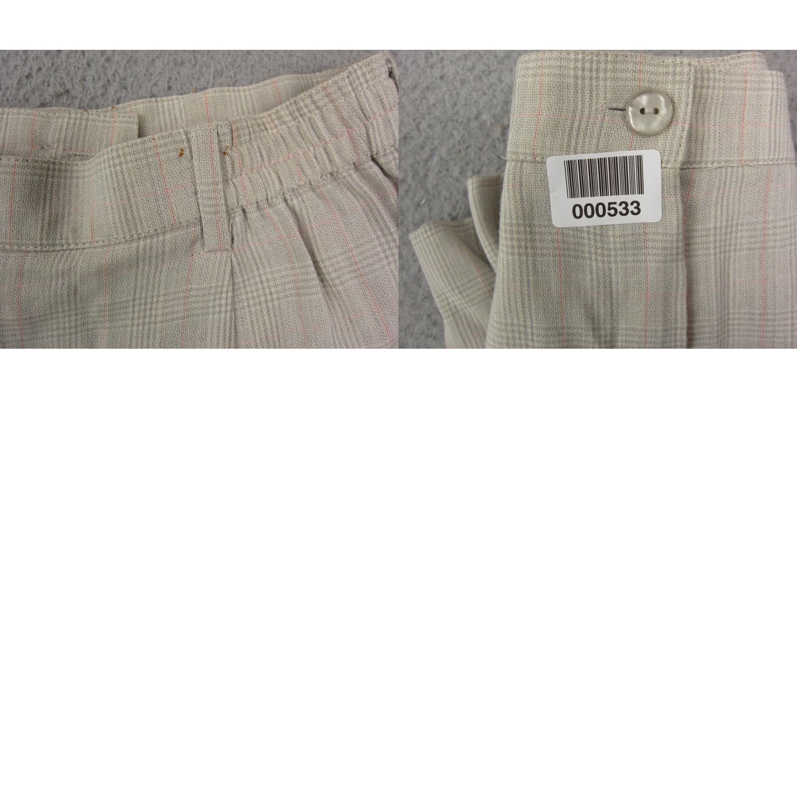 Vintage VINTAGE Tail Shorts Womens 8 Beige Plaid High Rise Pleated Wool Ladies 80s Mens? Size 30" / US 8 / IT 44 - 10 Thumbnail