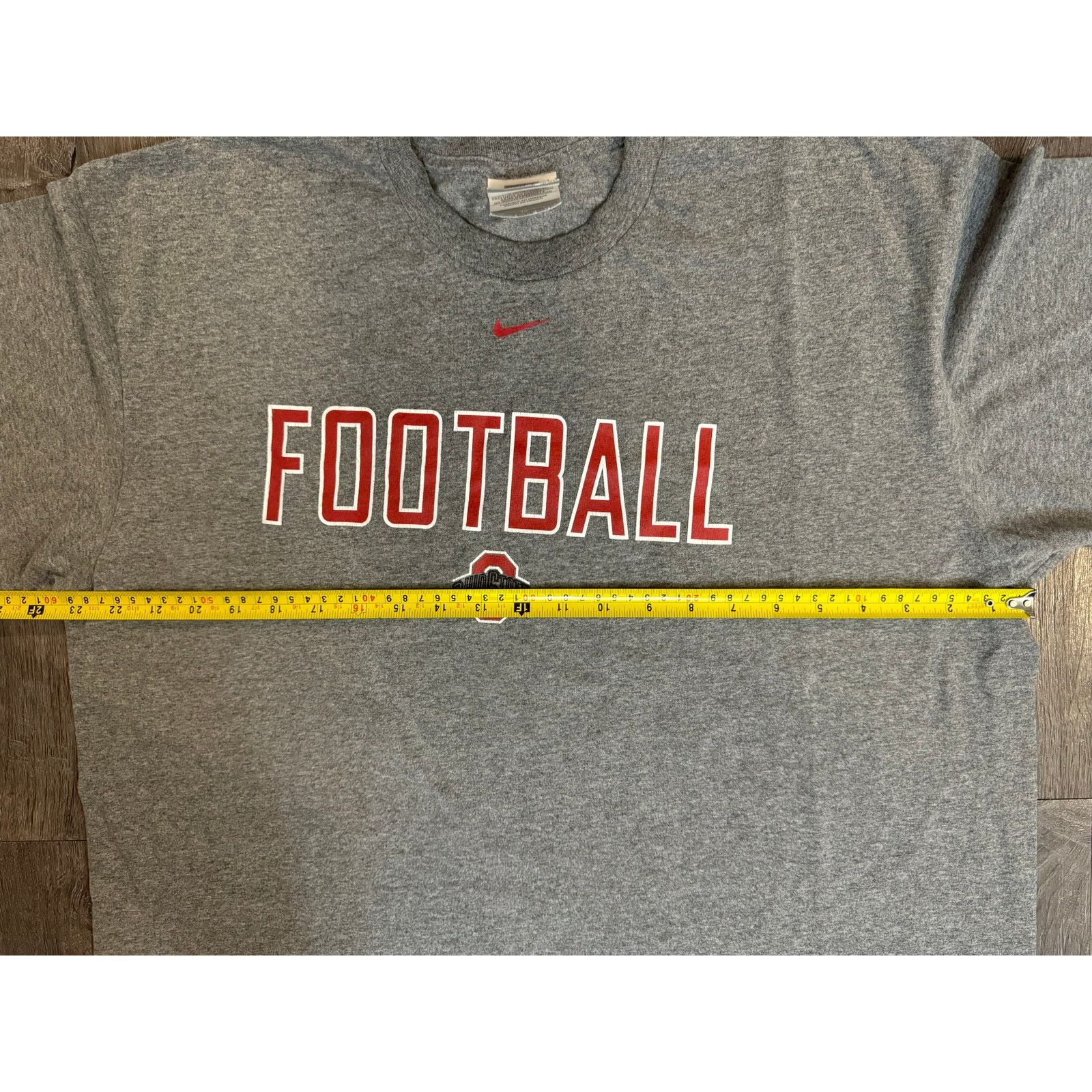 Nike Vintage Ohio State University Nike Team Football Gray Shirt Size US XL / EU 56 / 4 - 7 Thumbnail