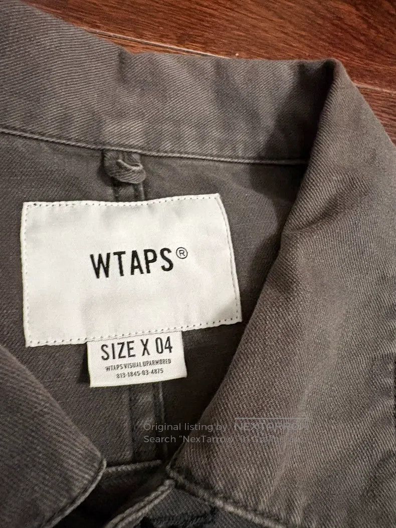 Wtaps Wtaps Wear a washed black and gray shirt Size US XL / EU 56 / 4 - 5 Thumbnail