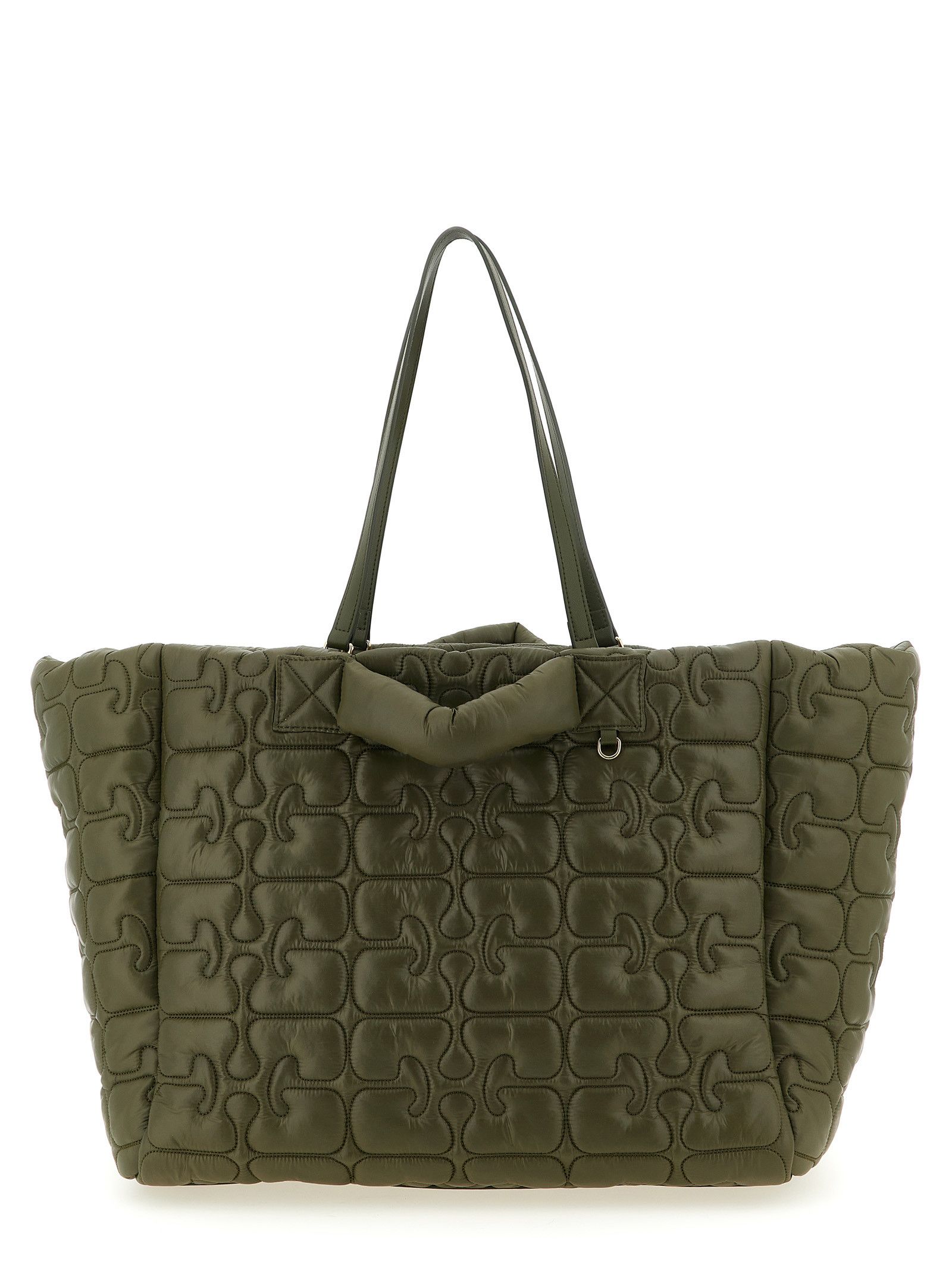 Ganni 'Quilted Re-Tech Xxl Tote' Shopping Bag Size ONE SIZE - 1 Thumbnail