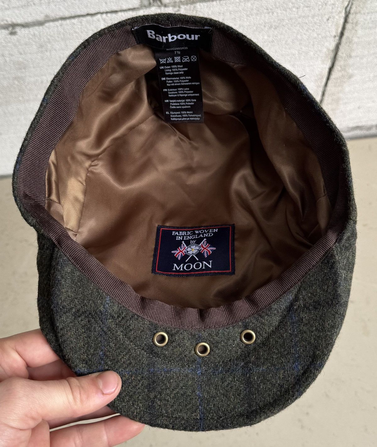 Barbour Barbour Plaid Tweed Wool Cap Hat Size 7 1/2 England by Moon Size ONE SIZE - 6 Thumbnail