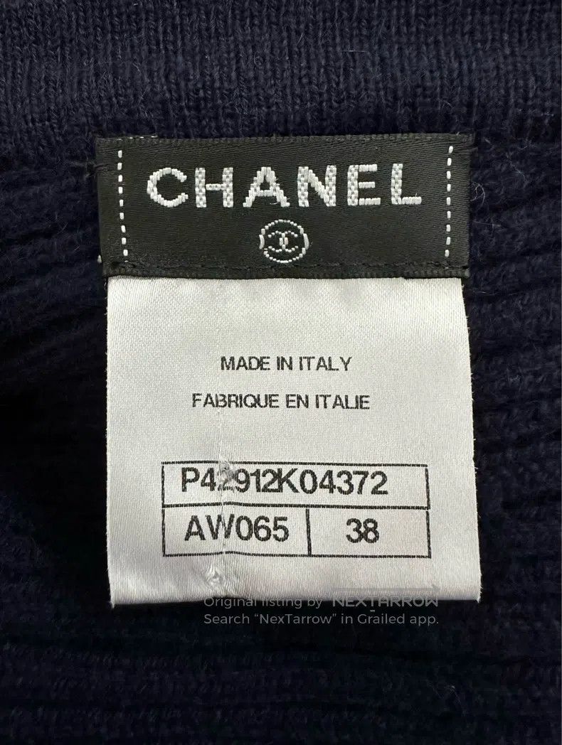 Chanel Chanel Chest logo twisted sweater skirt Size XS / US 0-2 / IT 36-38 - 7 Thumbnail