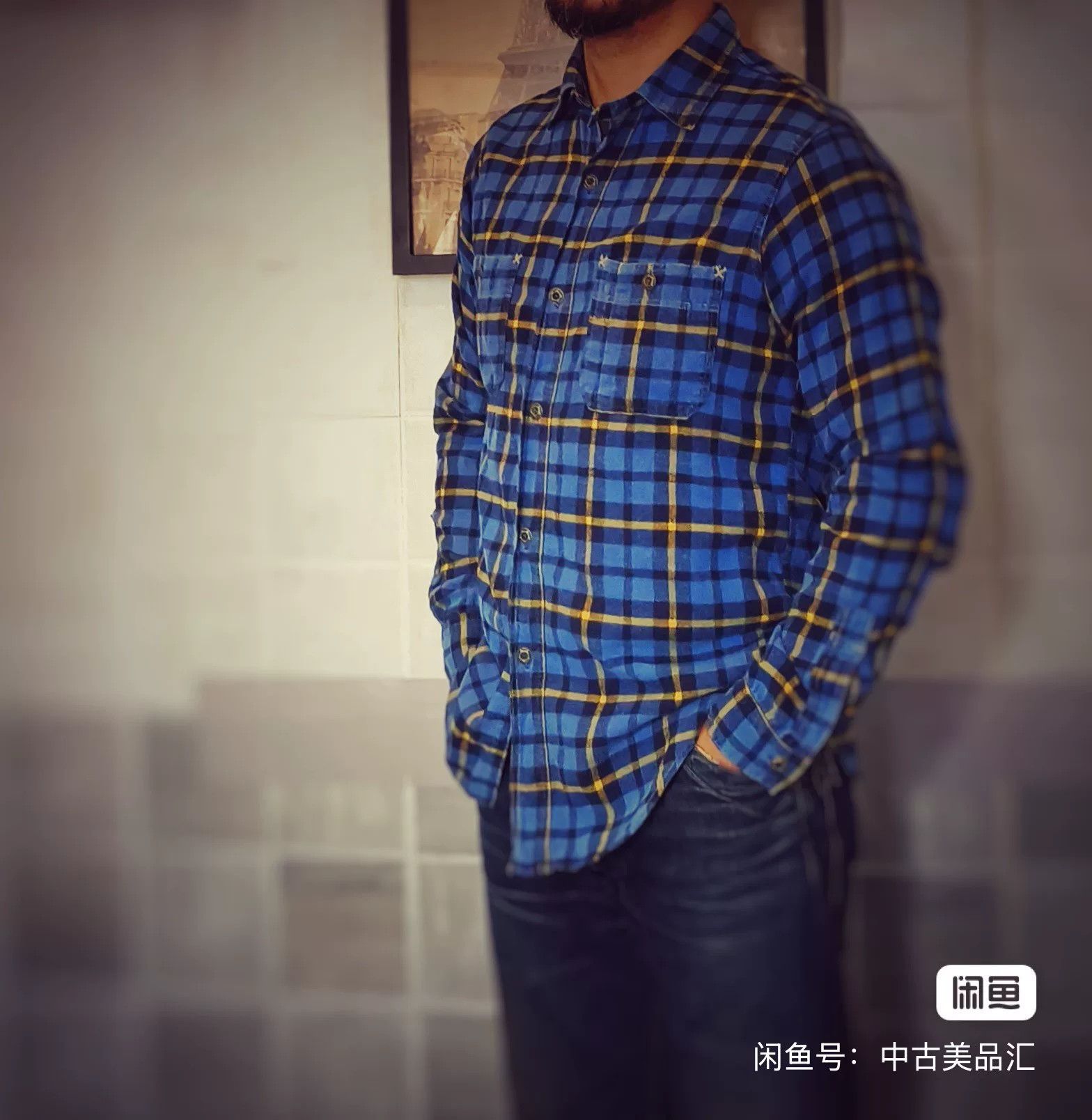 Freewheelers Vintage Flannel Checkered Shirt by FREEWHEELERS Size US M / EU 48-50 / 2 - 1 Thumbnail