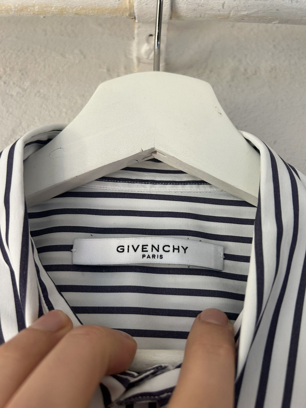 Givenchy Givenchy Striped Shirt with Star Detail Size US L / EU 52-54 / 3 - 4 Thumbnail