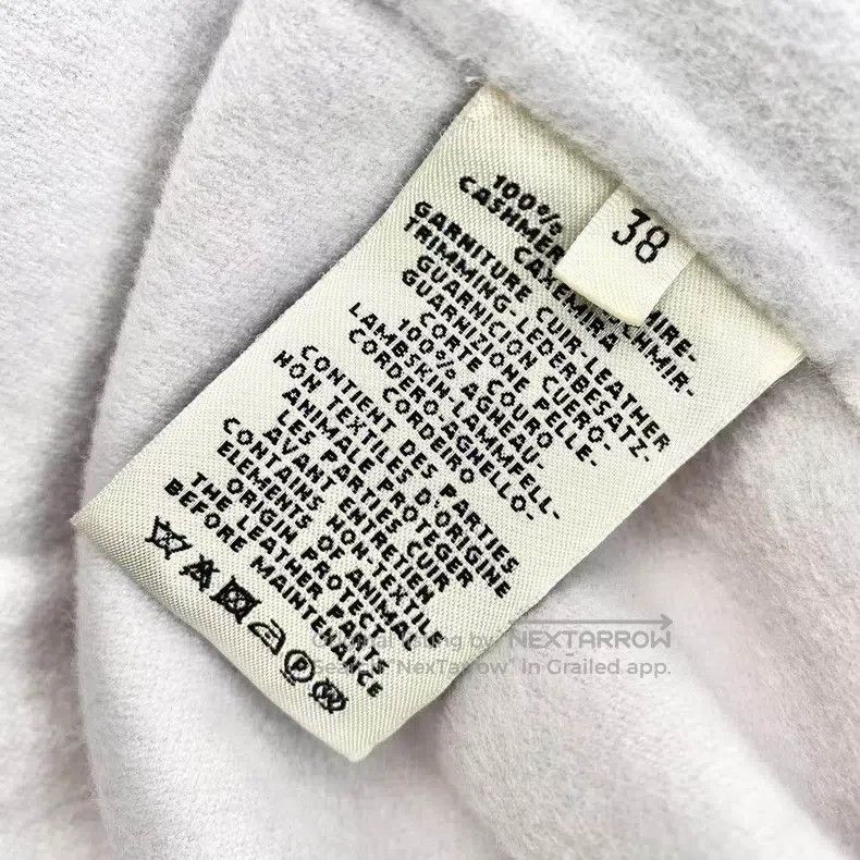 Hermes Hermes Cashmere Purple Mixed Leather Cashmere Coat Size XS / US 0-2 / IT 36-38 - 5 Thumbnail