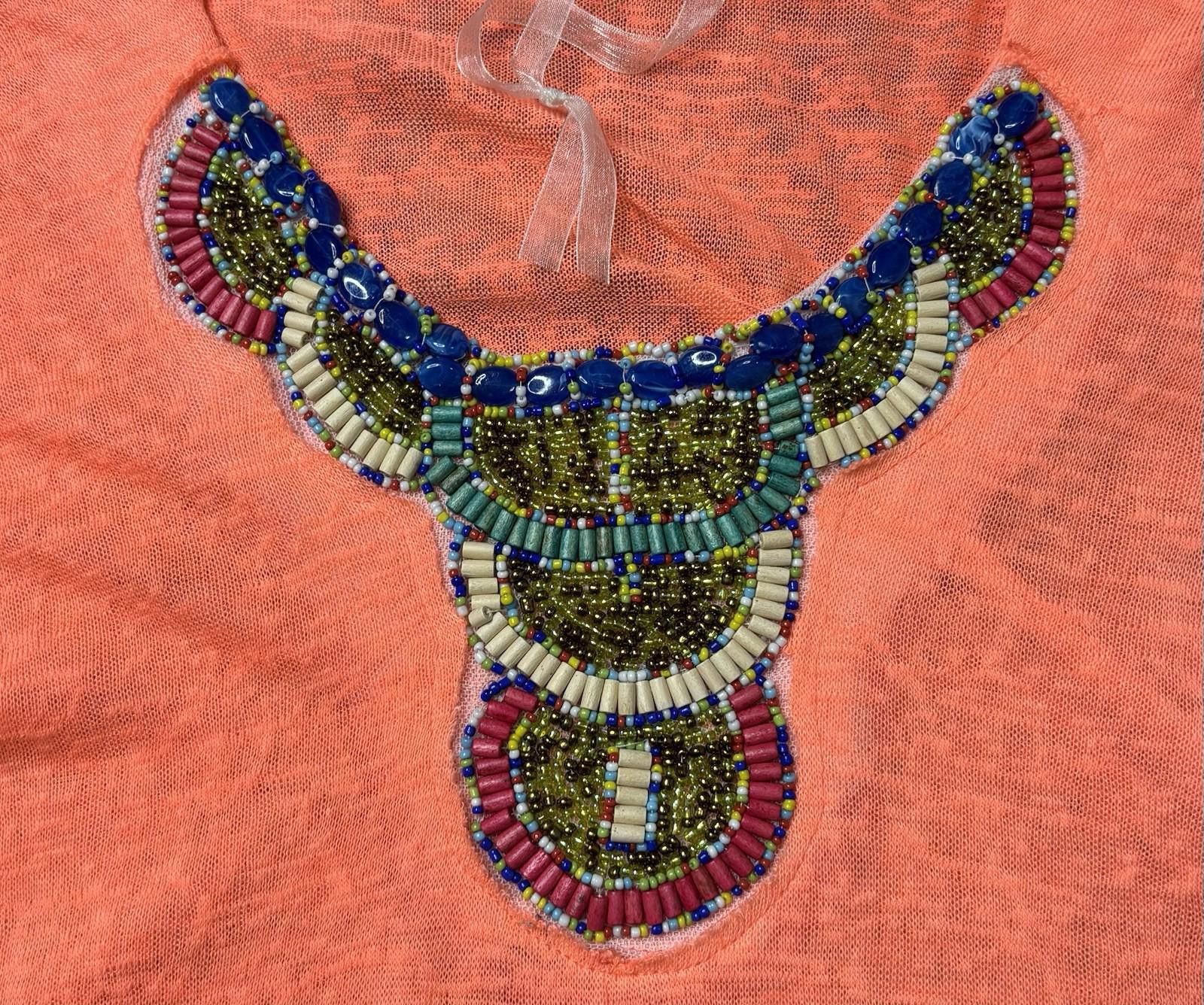 Other Cloanice Paris Top Womens Large Beaded Tassle Made in France Size L / US 10 / IT 46 - 5 Thumbnail