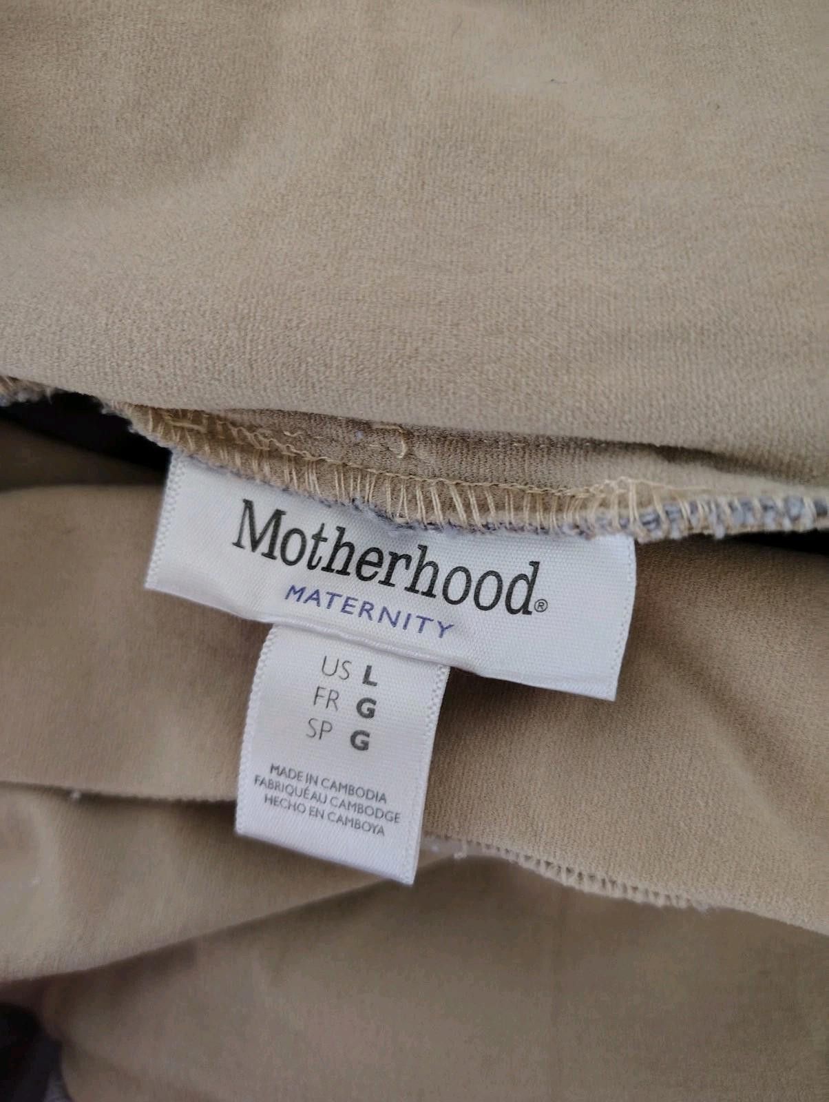 Designer Motherhood Maternity Full Panel Stretch Gray Grey Pants Jean Size 36" / US 14 / IT 50 - 8 Thumbnail