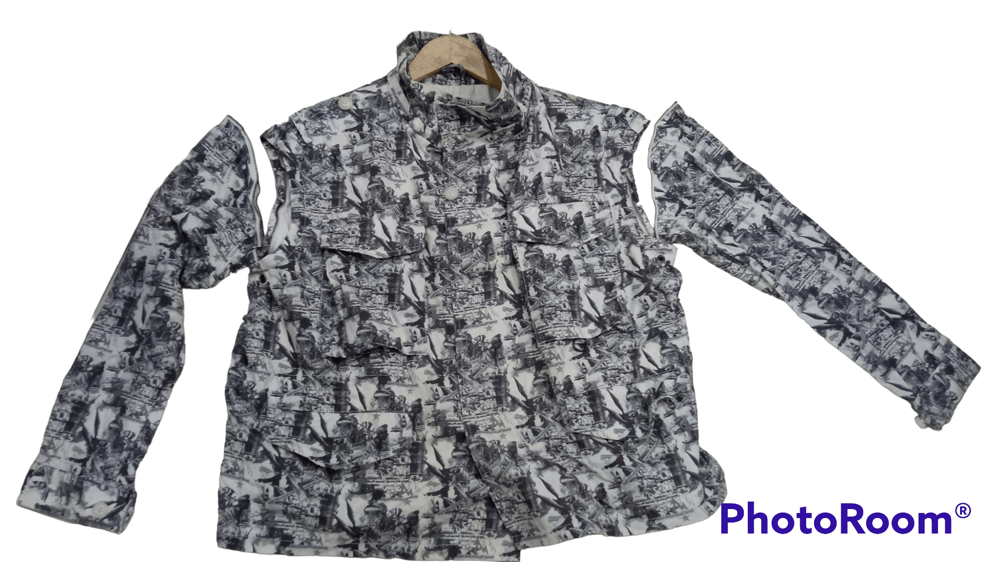 Japanese Brand × Vintage 🔥🔥Juvenile Hall Roll Call Full Print Jacket Size US L / EU 52-54 / 3 - 20 Thumbnail